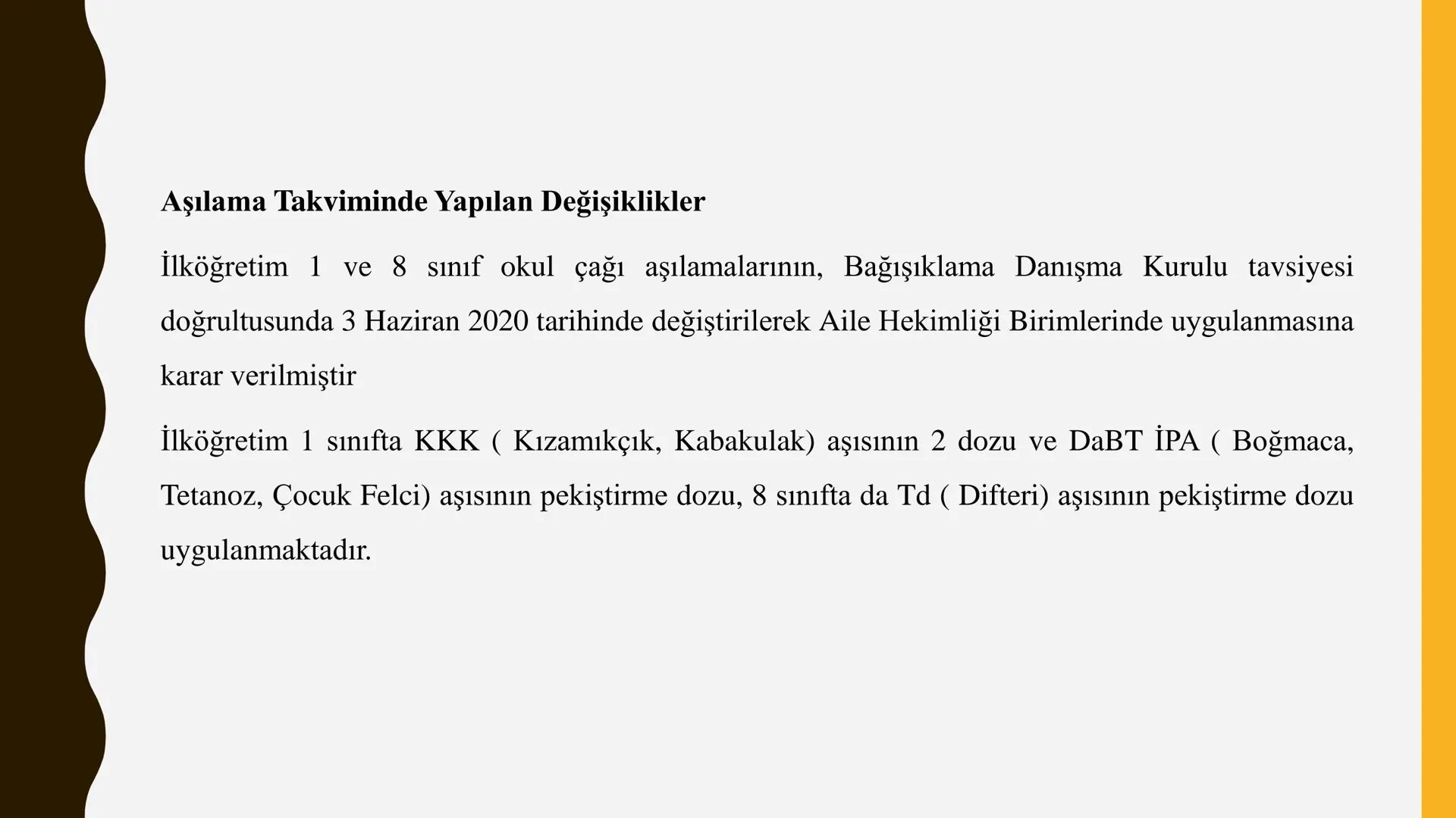 Bağışıklama ve Aşılar
2007
KARABÜK
ÜNİVERSİTESİ
VACCINE
Çocuk Sağlığı ve Hastalıkları Dersi
Öğr. Gör. Tuğçe KOLUKISA Bağışıklık
•
•
İnsan vü