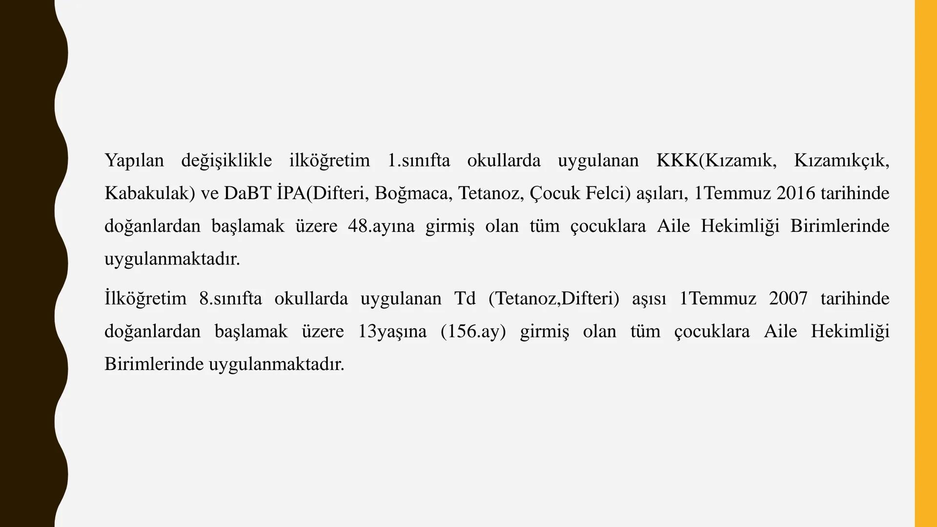 Bağışıklama ve Aşılar
2007
KARABÜK
ÜNİVERSİTESİ
VACCINE
Çocuk Sağlığı ve Hastalıkları Dersi
Öğr. Gör. Tuğçe KOLUKISA Bağışıklık
•
•
İnsan vü