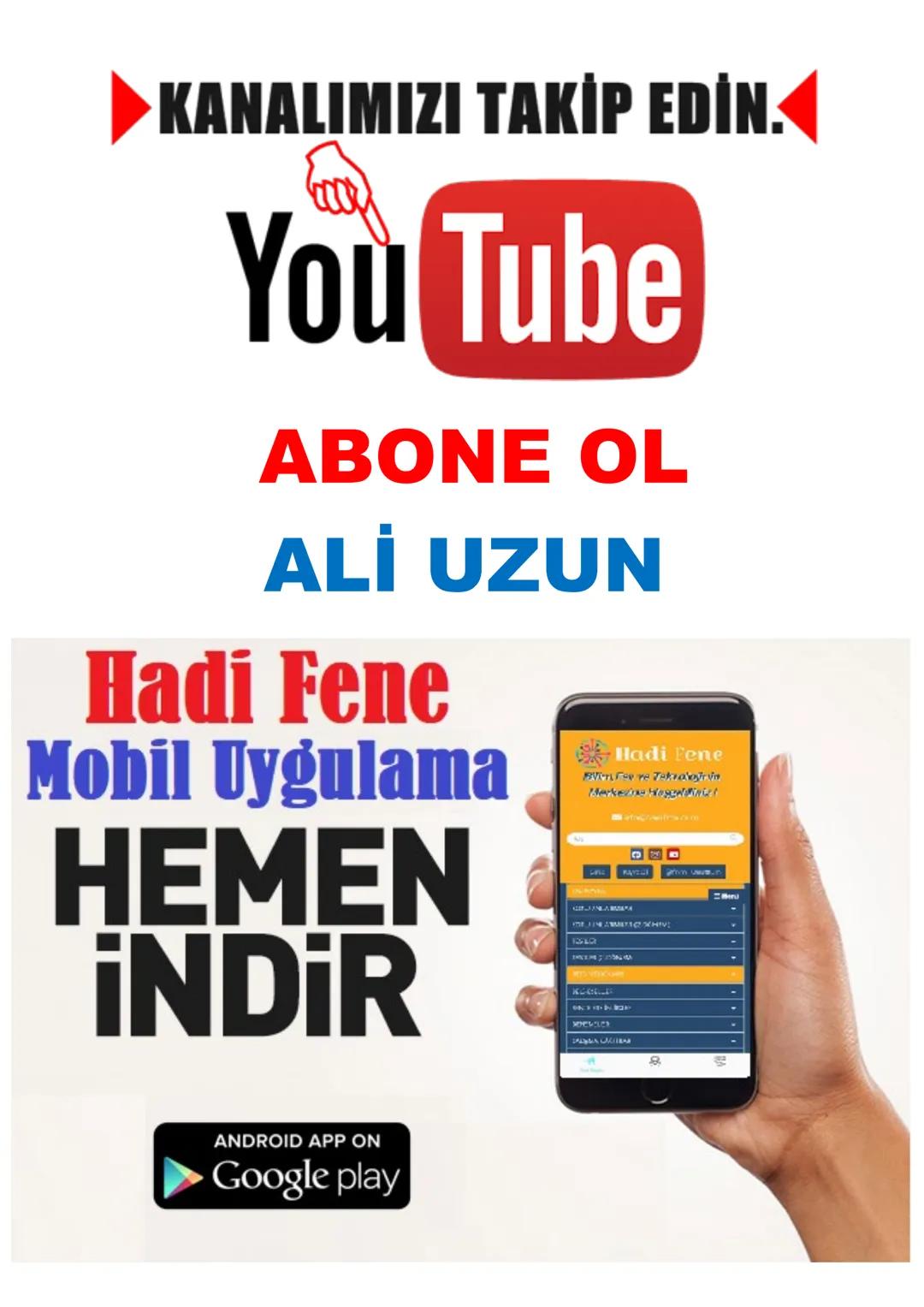 8.SINIF 2. ÜNİTE
DNA VE GENETIK KOD
BİYOTEKNOLOJİ
Biyoteknoloji Nedir?
Ali Hocayla Hadi Fene
www.hadifene.com
Bir dalında erik, diğer da
