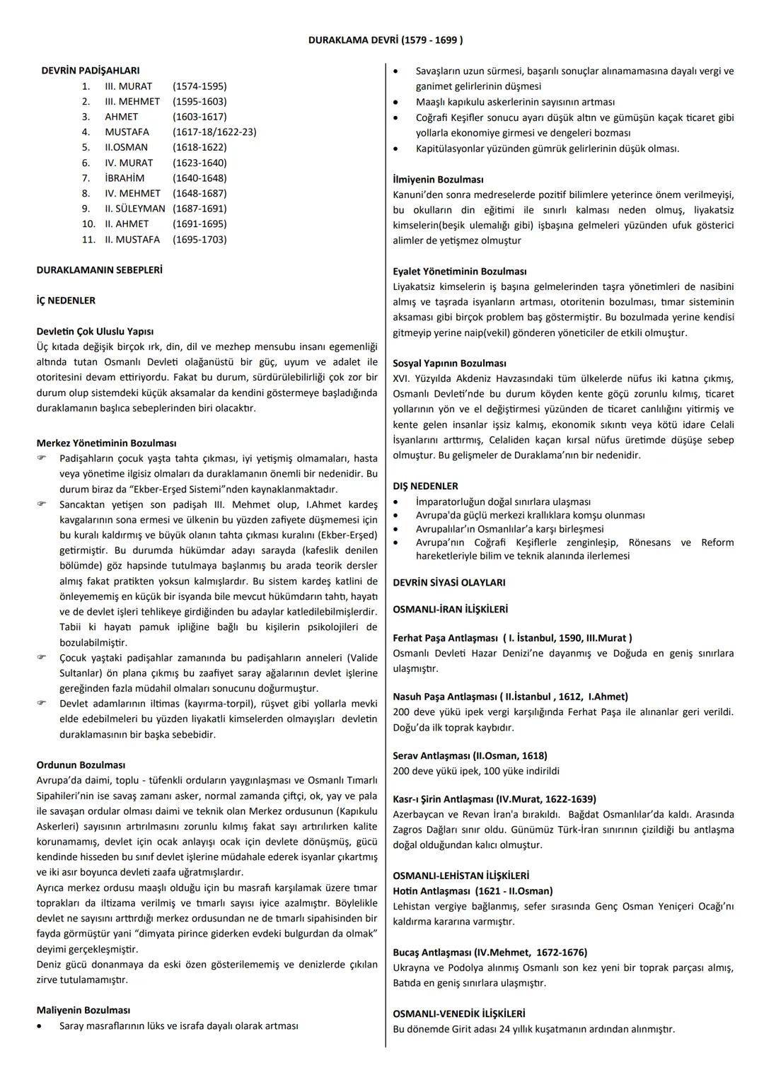 DEVRİN PADİŞAHLARI
(1617-18/1622-23)
(1618-1622)
1.
III. MURAT
(1574-1595)
2.
III. MEHMET
(1595-1603)
3.
AHMET
(1603-1617)
4.
MUSTAFA
5.
II.