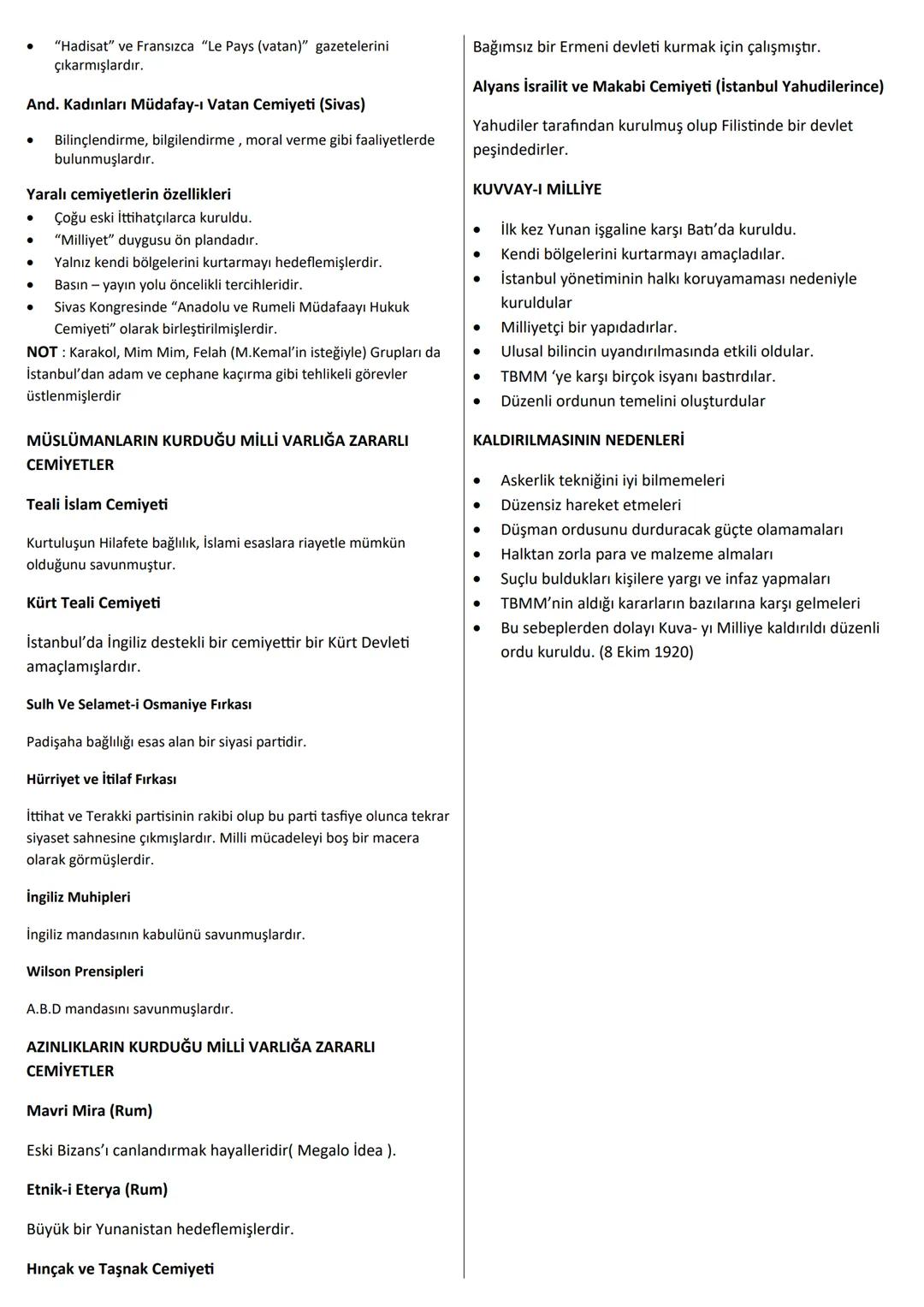 # MONDROS MÜTAREKESİ, İŞGALLER, CEMİYETLER ve KUVVAY-I MİLLİYE
MONDROS ATEŞKES ANTLAŞMASI (30 Ekim 1918)
Limni Adası'nın Mondros Limanı'nd