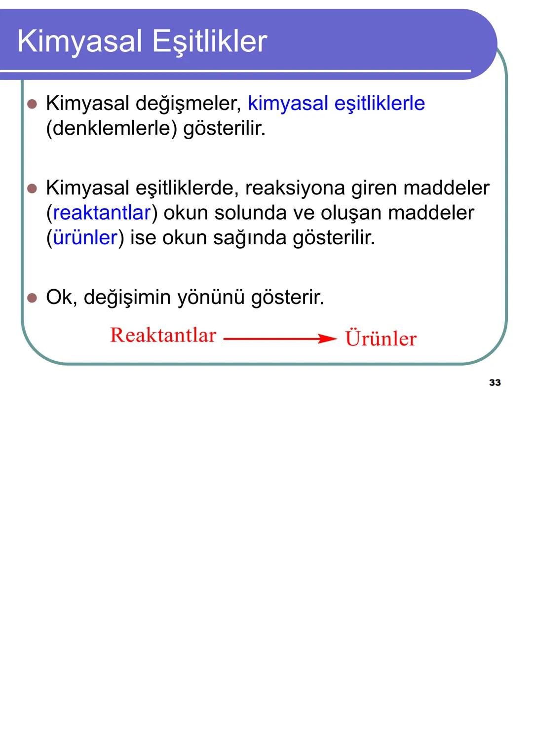 Avagadro Sayısı ve Mol Kavramı
Gündelik hayatta bazen maddeleri teker
teker ifade etmek yerine toplu halde
belirtmeyi tercih ederiz.
Örneğin