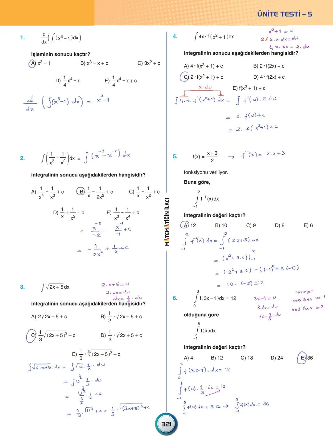 ÜNİTE - 12
İNTEGRAL
İntegral Tanımı ve Özellikleri
Belirsiz İntegral
Belirli İntegral
İntegralde Alan Hesabı
ACIL MATEMATIK # İNTEGRA