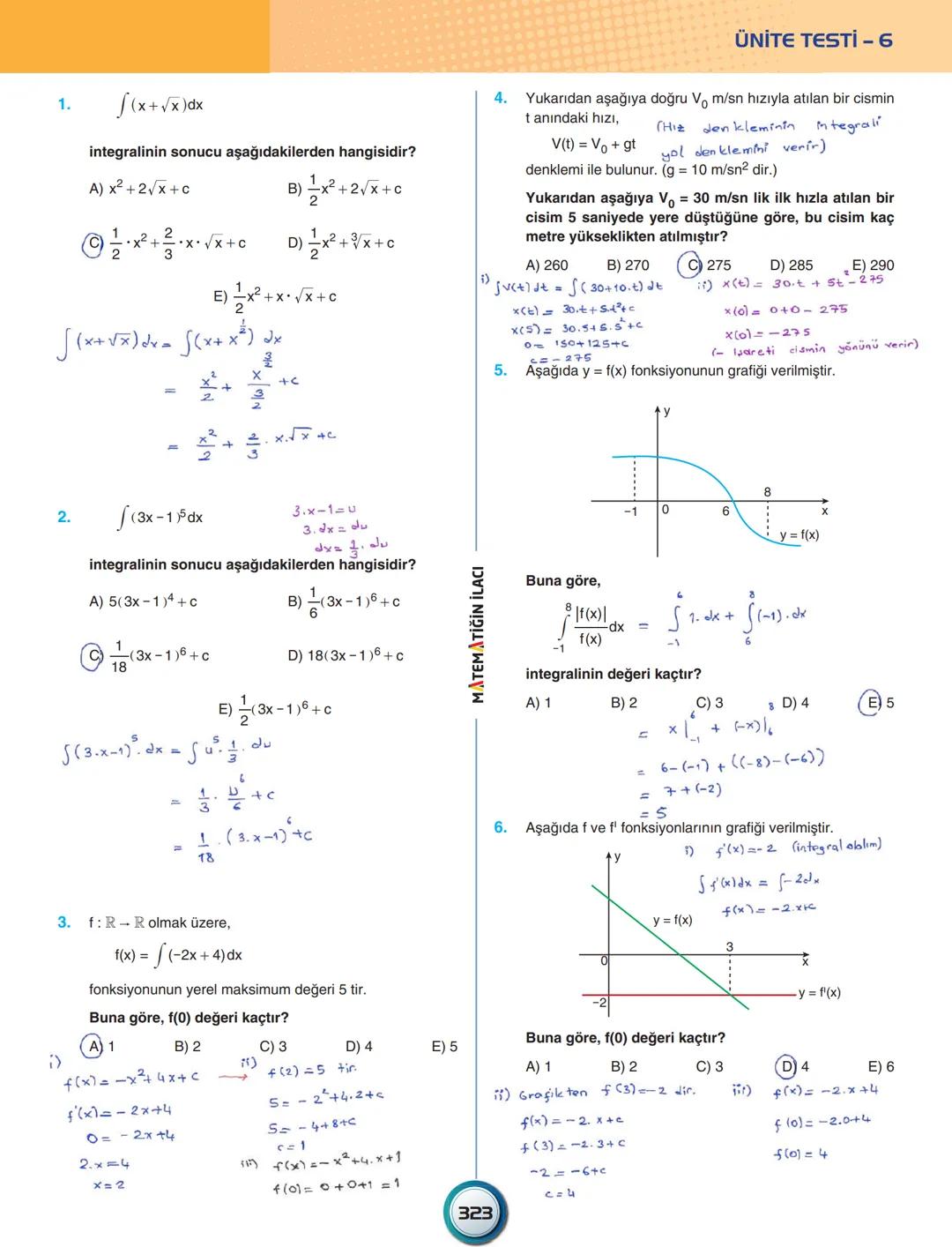 ÜNİTE - 12
İNTEGRAL
İntegral Tanımı ve Özellikleri
Belirsiz İntegral
Belirli İntegral
İntegralde Alan Hesabı
ACIL MATEMATIK # İNTEGRA