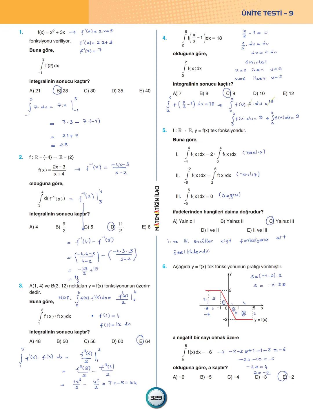 ÜNİTE - 12
İNTEGRAL
İntegral Tanımı ve Özellikleri
Belirsiz İntegral
Belirli İntegral
İntegralde Alan Hesabı
ACIL MATEMATIK # İNTEGRA
