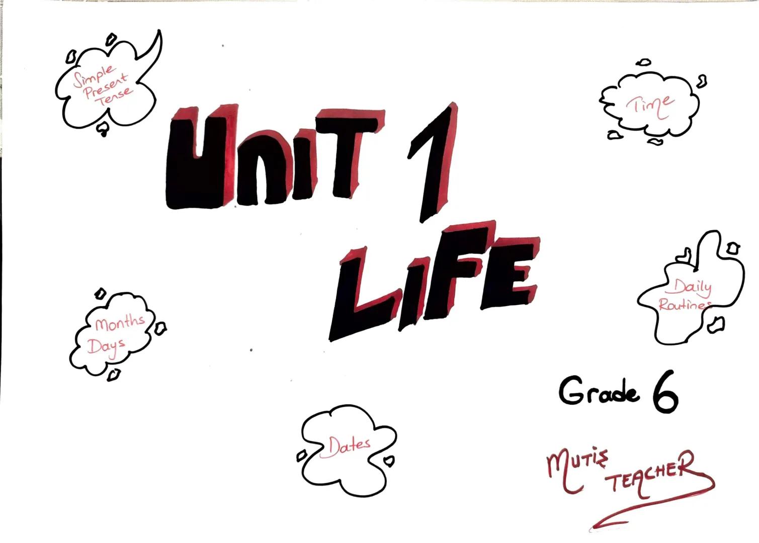 Simple
Present
Tense
Months
Days
MOIT 1
LIFE
•Dates
Time
Daily
Routines
Grade 6
MUTS TEACHER
8 Merhaba
Canlar
,
Yeni Eğitim - Spnetim Hayatı