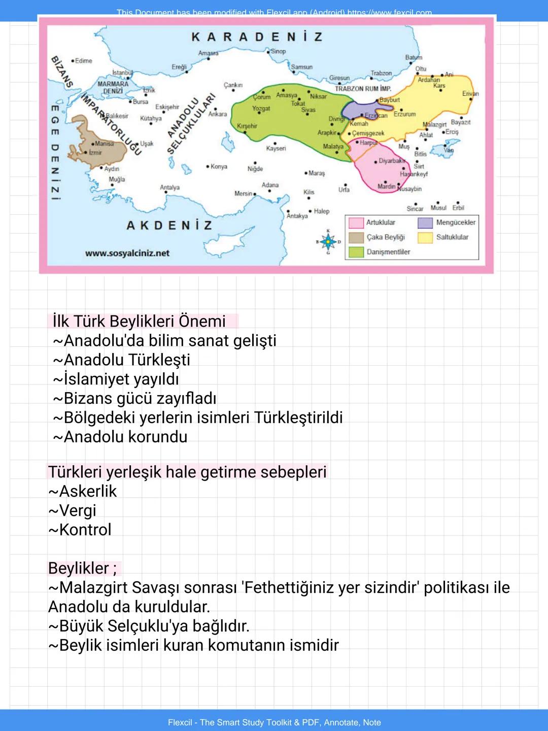 This Document has been modified with Flexcil app (Android) https://www.fexcil.com
Türklerden Önce Anadolu
~Anadolu'da Ermeniler Süryaniler R