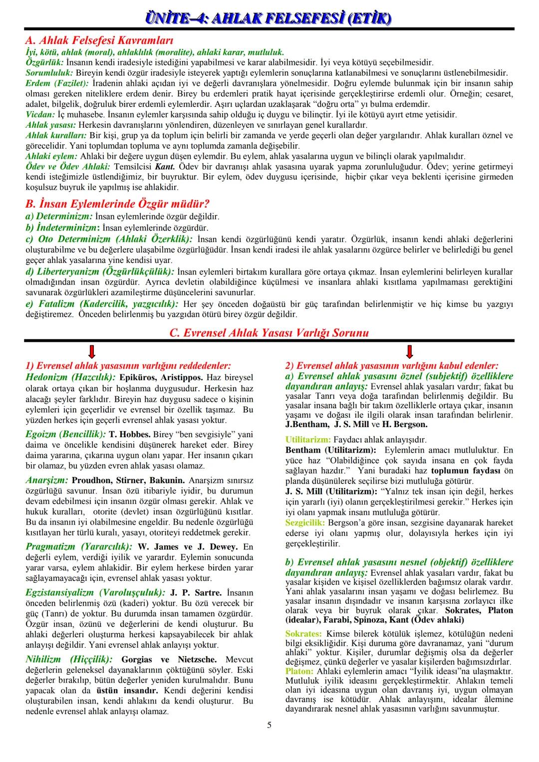 ÜNİTE-1: FELSEFEYE GİRİŞ
A. Felsefenin Anlamı ve Konusu (Alanı)
Felsefe: Kelime anlamı olarak Philo (sevgi) ve Sophia (bilgelik) kavramların