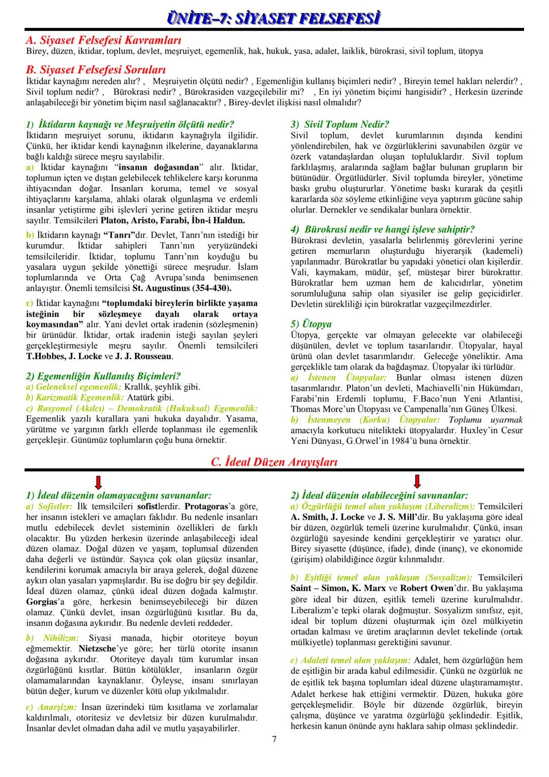 ÜNİTE-1: FELSEFEYE GİRİŞ
A. Felsefenin Anlamı ve Konusu (Alanı)
Felsefe: Kelime anlamı olarak Philo (sevgi) ve Sophia (bilgelik) kavramların