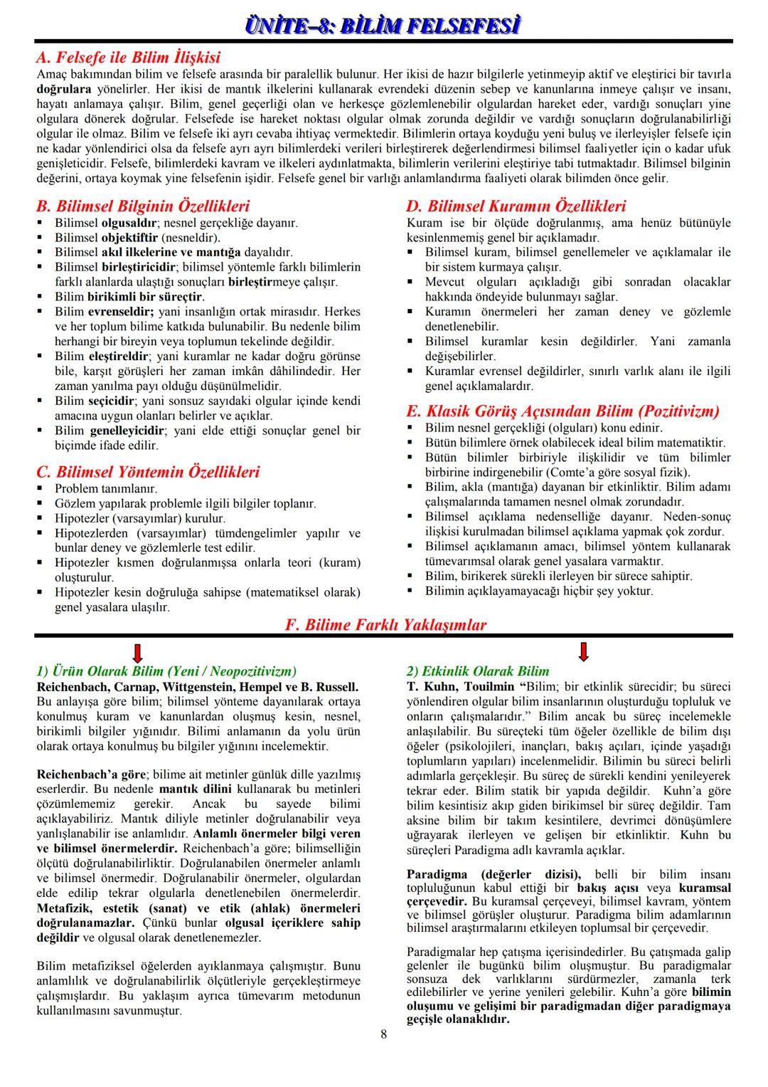 ÜNİTE-1: FELSEFEYE GİRİŞ
A. Felsefenin Anlamı ve Konusu (Alanı)
Felsefe: Kelime anlamı olarak Philo (sevgi) ve Sophia (bilgelik) kavramların