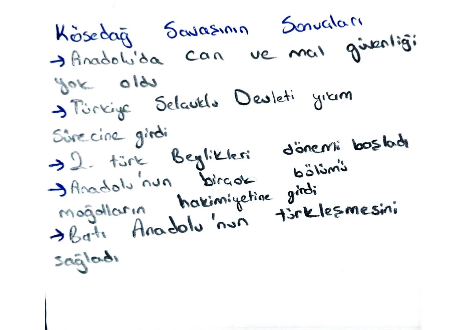 # Anadolu'da kurulan ilk türk Beylikleri
Özellikleri
→ Malazgirt Savaşından Sonra kurulmaya
başlandı
→ Anadolu on türkleşmesini ve is lamlaş