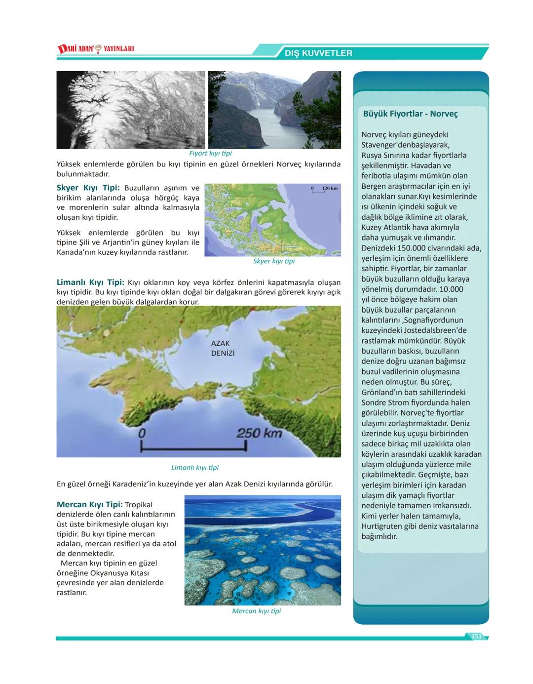 DIŞ KUVVETLER DAHİ ADAM YAYINLARI
DIŞ KUVVETLER
DIŞ KUVVETLER
Yeryüzü, kaynağını Güneş'ten alan kuvvetler tarafından da şekillendirilir. Bu