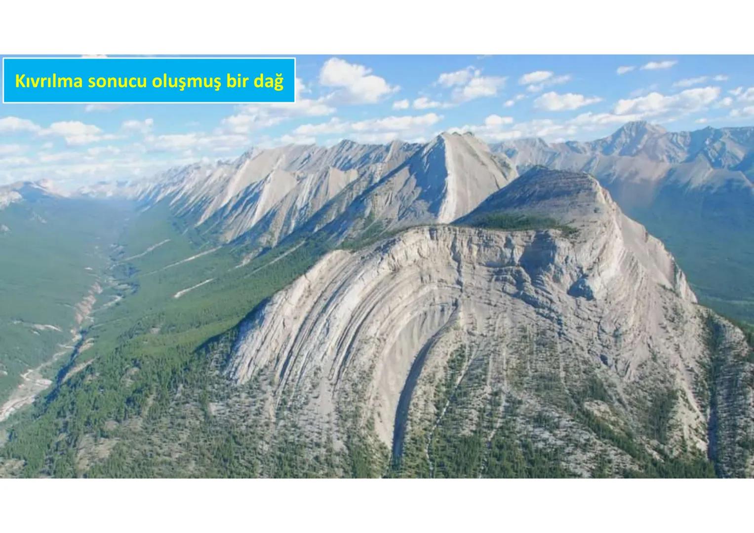 # İÇ
# KUVVETLER
Epirojenez
Orojenez
Volkanizma
Deprem Yeryüzü şekillerinin bir kısmı,
oluşumları için gerekli olan enerjiyi
mantodaki