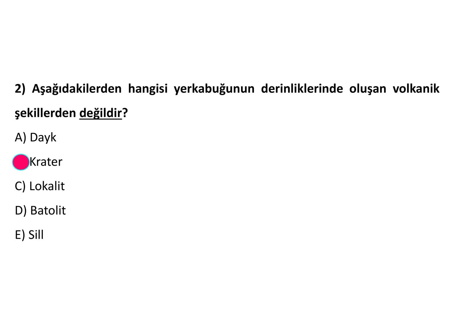 # İÇ
# KUVVETLER
Epirojenez
Orojenez
Volkanizma
Deprem Yeryüzü şekillerinin bir kısmı,
oluşumları için gerekli olan enerjiyi
mantodaki
