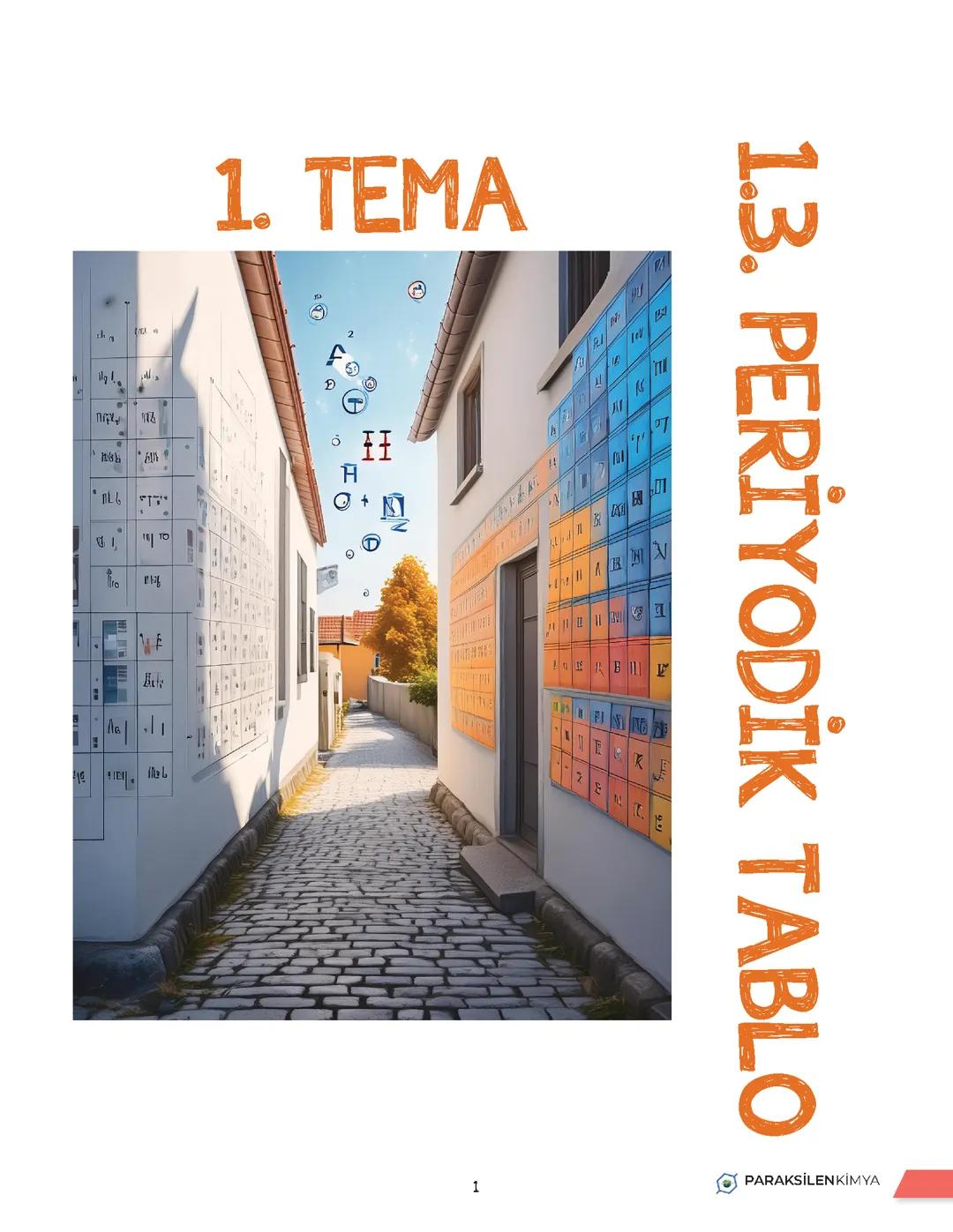 9.sınıf kimya periyodik tablo