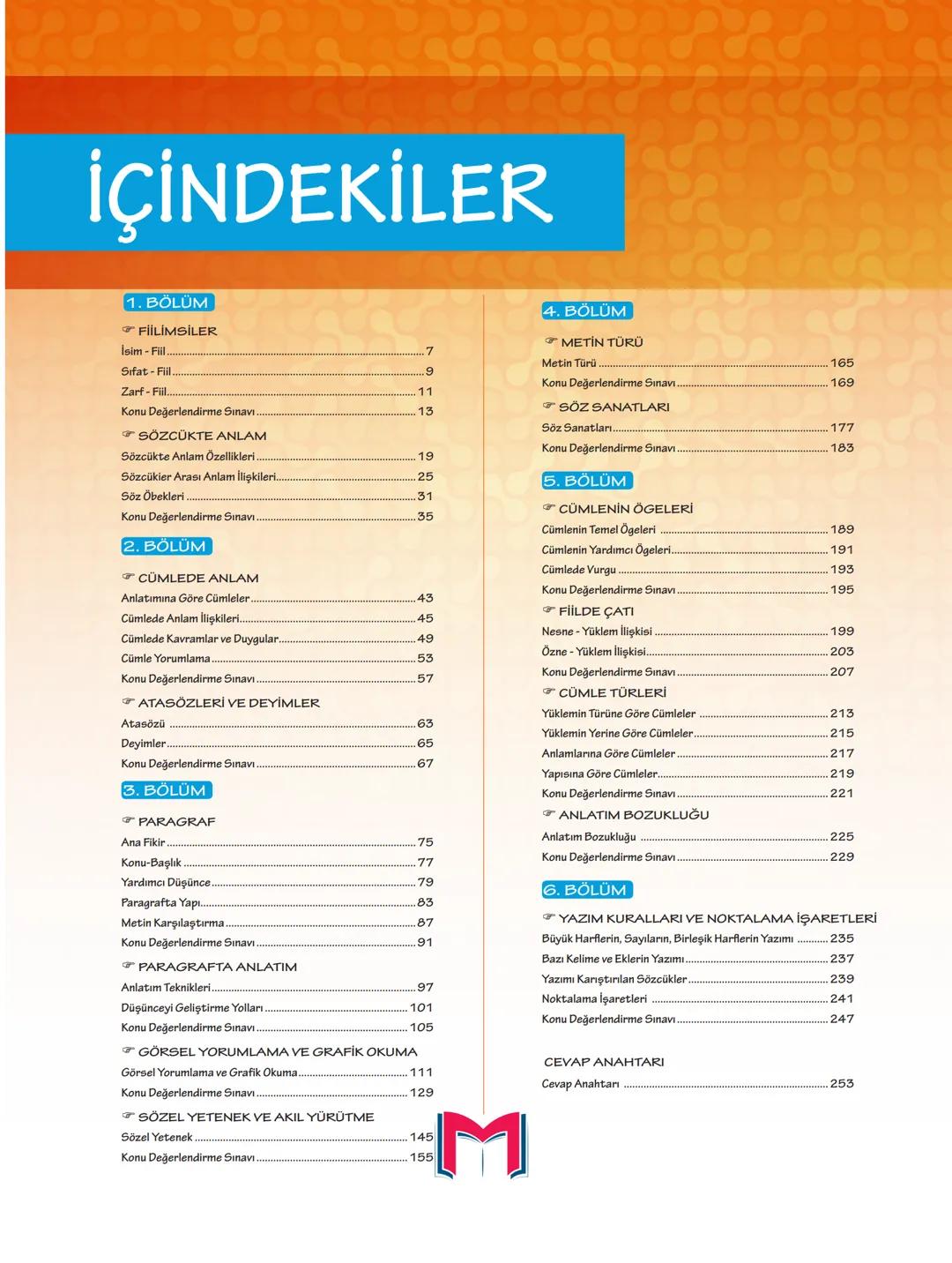 TÜRKÇE
GÖRSELİ BOL YENİ NESİL SORU BANKASI
Harun GÜNDOĞDU
Bihan UĞURLU
Abdulkadir UÇKAN
M
mozaik
yayınları
LGS Düzeyinde
MOZAIK
TÜRKÇE
PISA