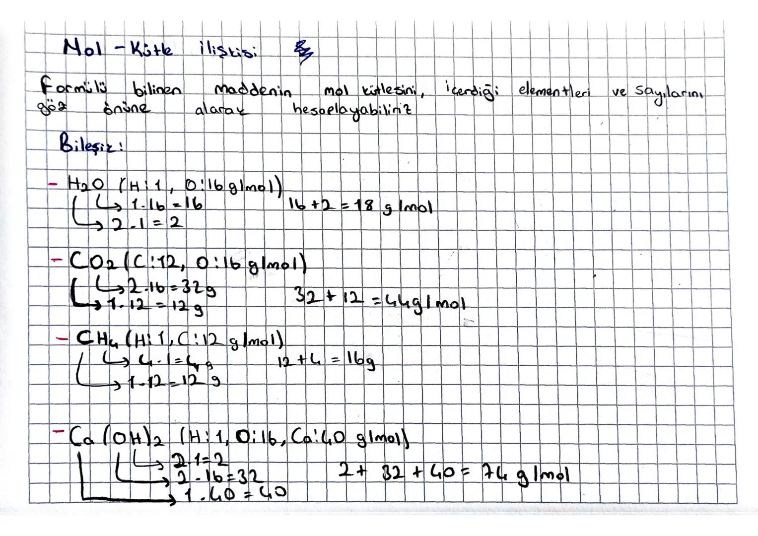 Mol Kavramı:
Mol-Tanecik ilişkisi:
4 mol = 6,02-10^{23}
Avagadro Sayısı (NINA)
tane
Oksiden atomun inceleyelim. (0:16)
1 mol O atomo =