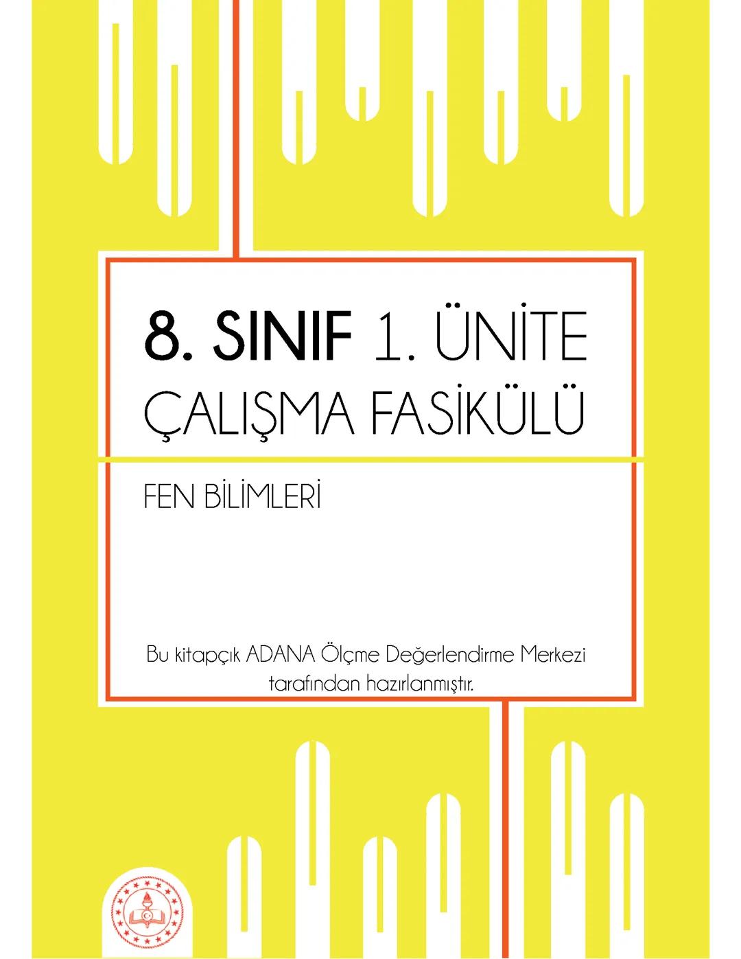 8 . Sinif 1 unite fen bilimleri full fasikul