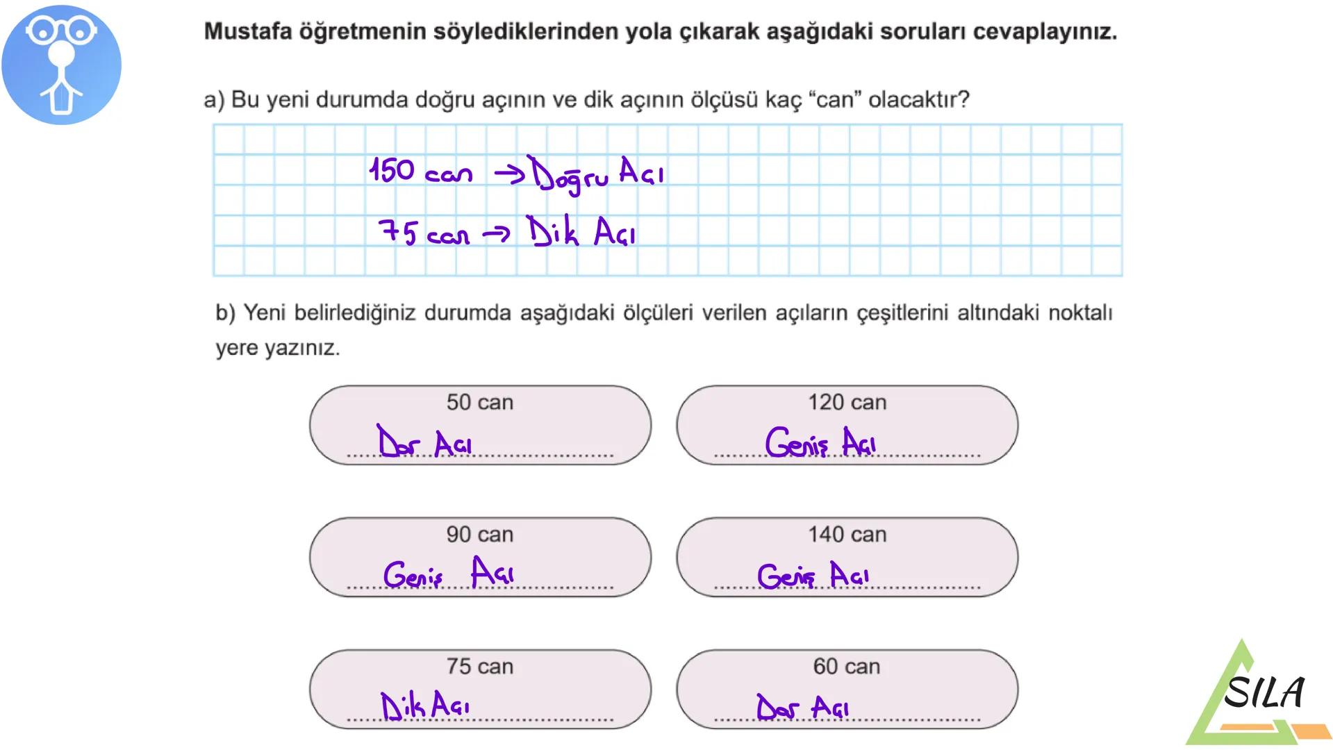 O
S.sınıflar için
MATEMATİK SAATİ
1.TEMA: GEOMETRİK ŞEKİLLER
TC
SILA
%SIL Ders Akışı
•
Konu Tekrarı
●
Etkinlik
• Ölçme
ve Değerledirme Sorul