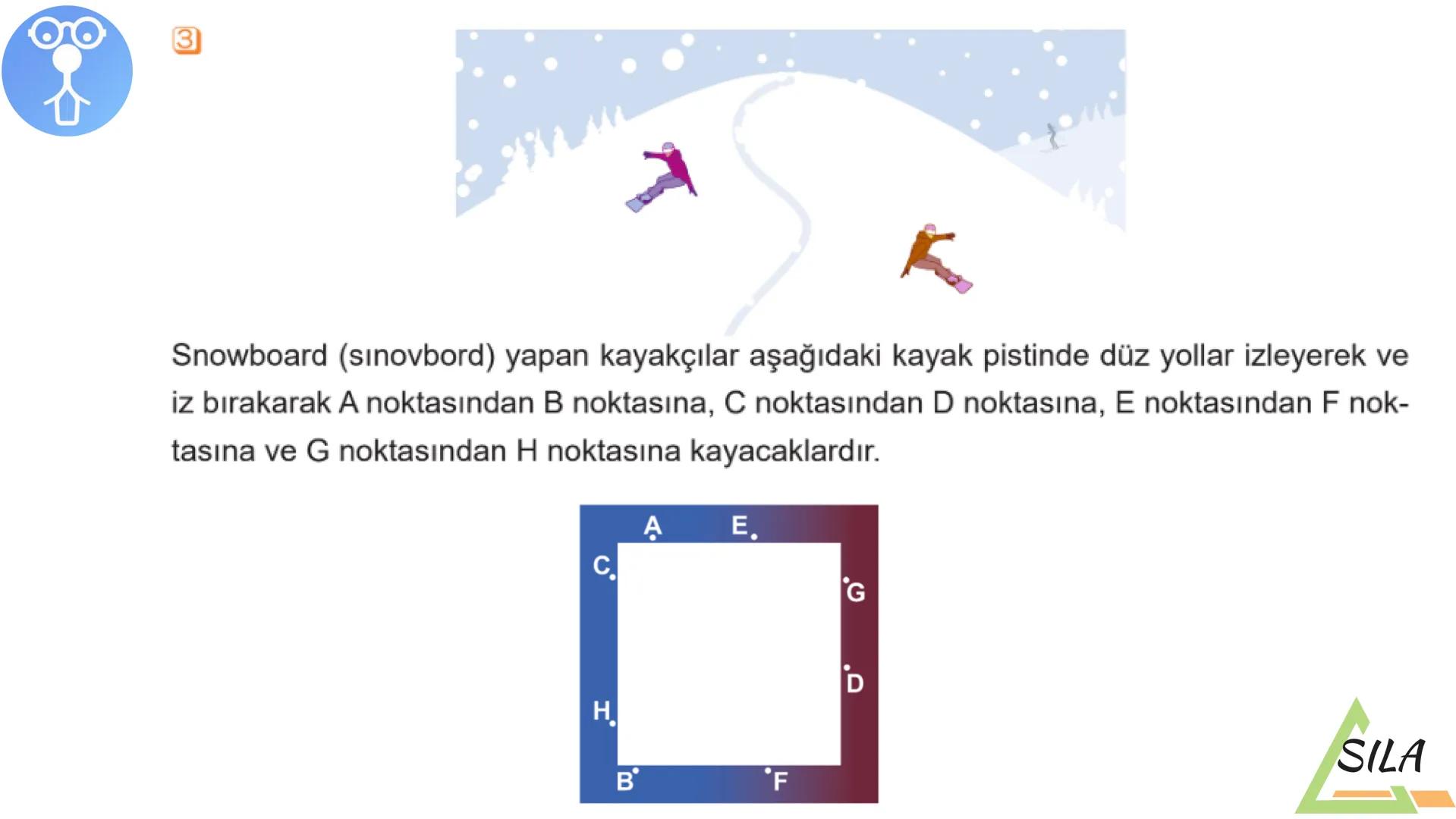 O
S.sınıflar için
MATEMATİK SAATİ
1.TEMA: GEOMETRİK ŞEKİLLER
TC
SILA
%SIL Ders Akışı
•
Konu Tekrarı
●
Etkinlik
• Ölçme
ve Değerledirme Sorul