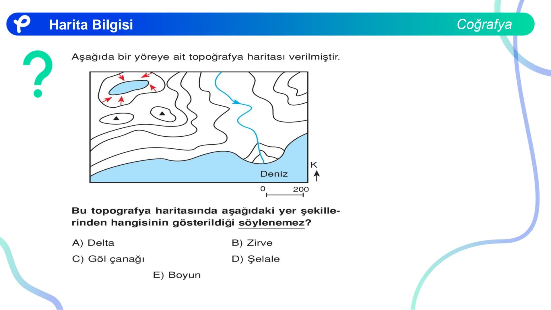 COĞRAFYA
HARİTA BİLGİSİ
P Pakodemy KARTOGRAFYA: HARİTA BİLİMİ
P P Kartografya: Harita Bilimi
HARİTA NEDİR?
Dünya üzerindeki herhangi bir yer