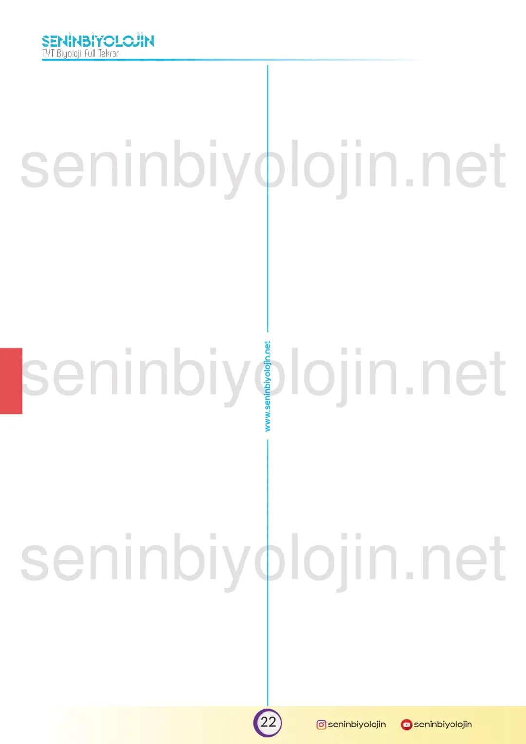 SENINBIYOLOJIN
TYT Biyoloji Full Tekrar
Bu seri TYT ile ilgili önemli olan kısımları "spot bilgi" olarak vermeyi amaçlamaktadır. Serinin fay