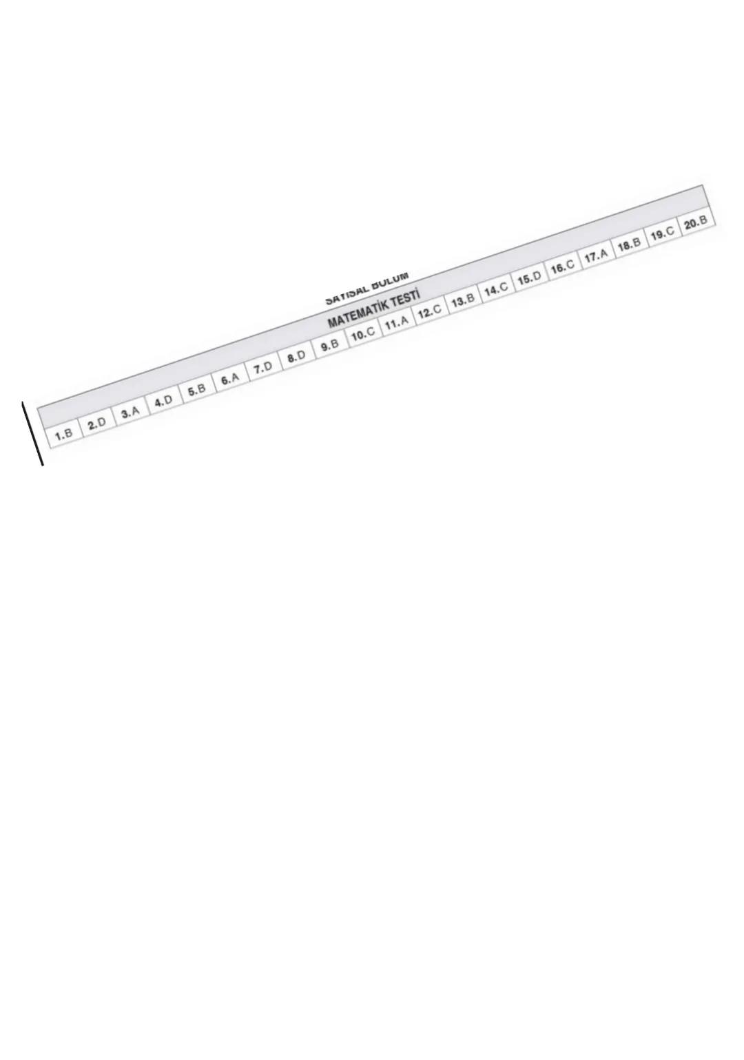 AYDIN
YAYINLARI
8. SINIF
DENEME SINAVI-1
SAYISAL BÖLÜM
Adı ve Soyadı
Sınıfı / Şubesi
Öğrenci Numarası :
A
KİTAPÇIK TÜRÜ
DERS ADI
SORU SAYISI