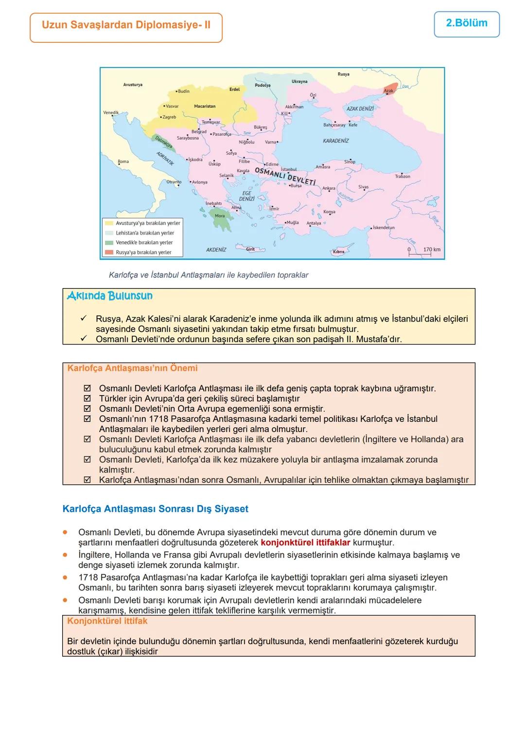 # 1.BÖLÜM
# 1.ÜNİTE: DEĞİŞEN DÜNYA DENGELERİ KARŞISINDA OSMANLI SİYASETİ
1595-1700 Yılları Arasındaki Siyasi Gelişmeler/ Uzun Savaşlardan