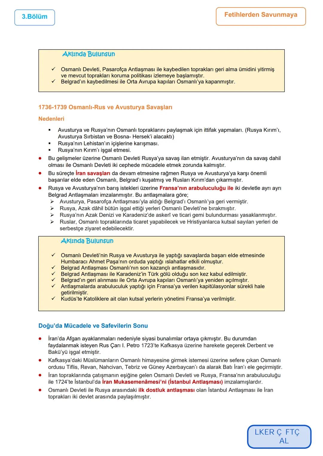 # 1.BÖLÜM
# 1.ÜNİTE: DEĞİŞEN DÜNYA DENGELERİ KARŞISINDA OSMANLI SİYASETİ
1595-1700 Yılları Arasındaki Siyasi Gelişmeler/ Uzun Savaşlardan