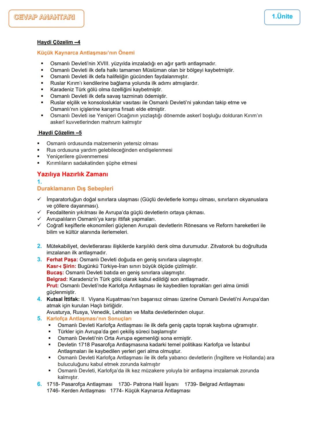 # 1.BÖLÜM
# 1.ÜNİTE: DEĞİŞEN DÜNYA DENGELERİ KARŞISINDA OSMANLI SİYASETİ
1595-1700 Yılları Arasındaki Siyasi Gelişmeler/ Uzun Savaşlardan