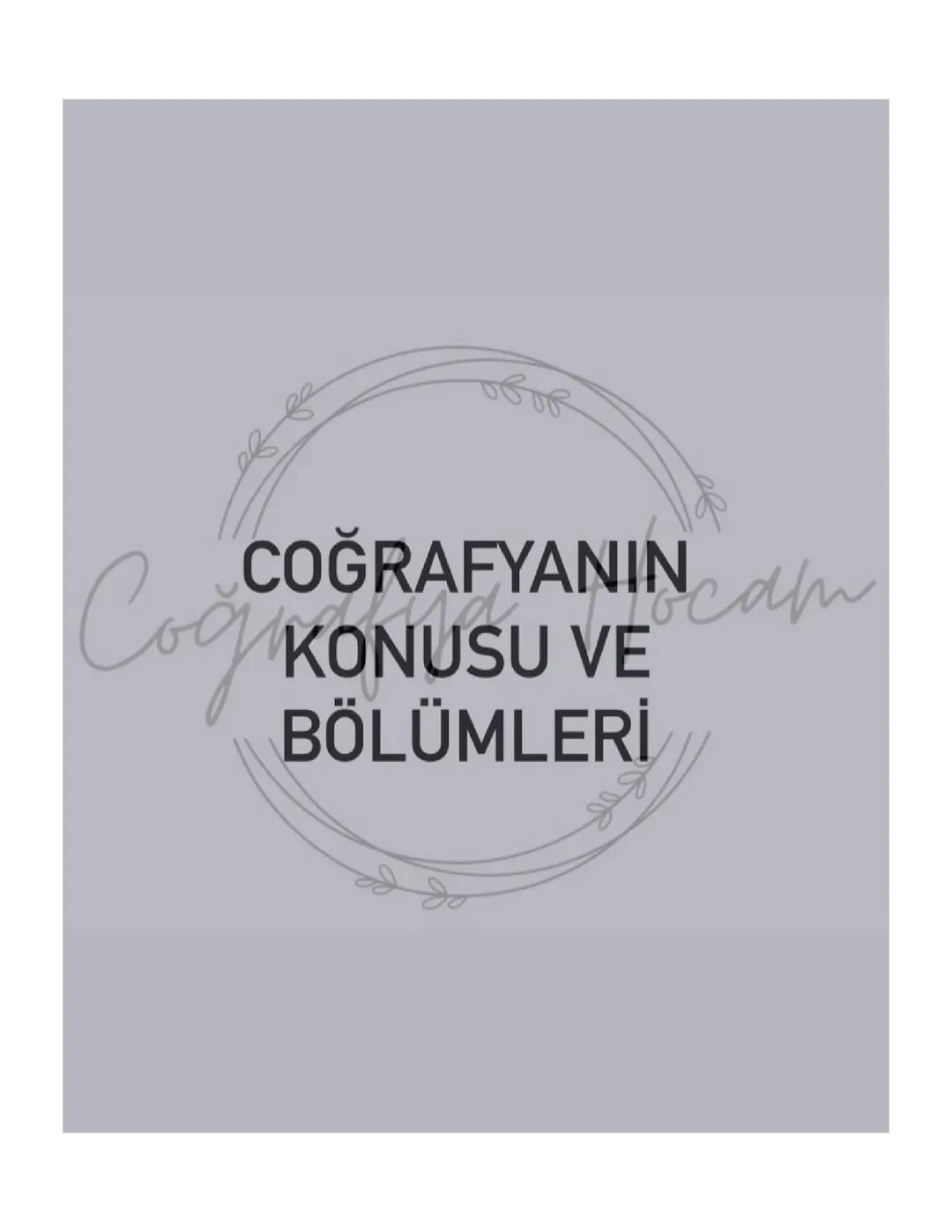 9. sınıf coğrafya ders notları