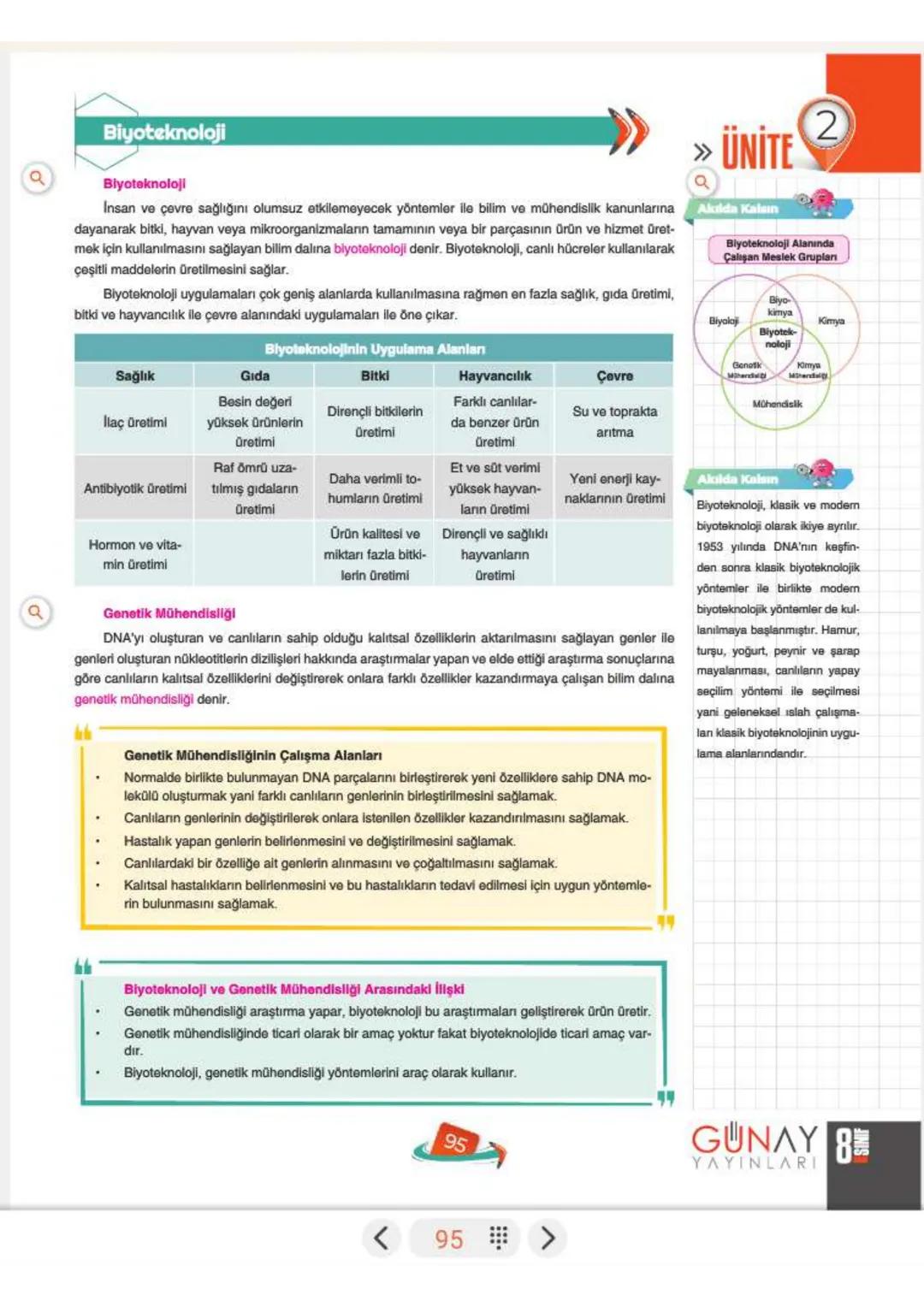 a
Mutasyon ve Modifikasyon
»ÜNİTE
2
Çevresel Faktörler ve Kalıtıma Etkileri
Doğada yaşayan bir canlının kendine özgü özelliklerinin ortaya ç