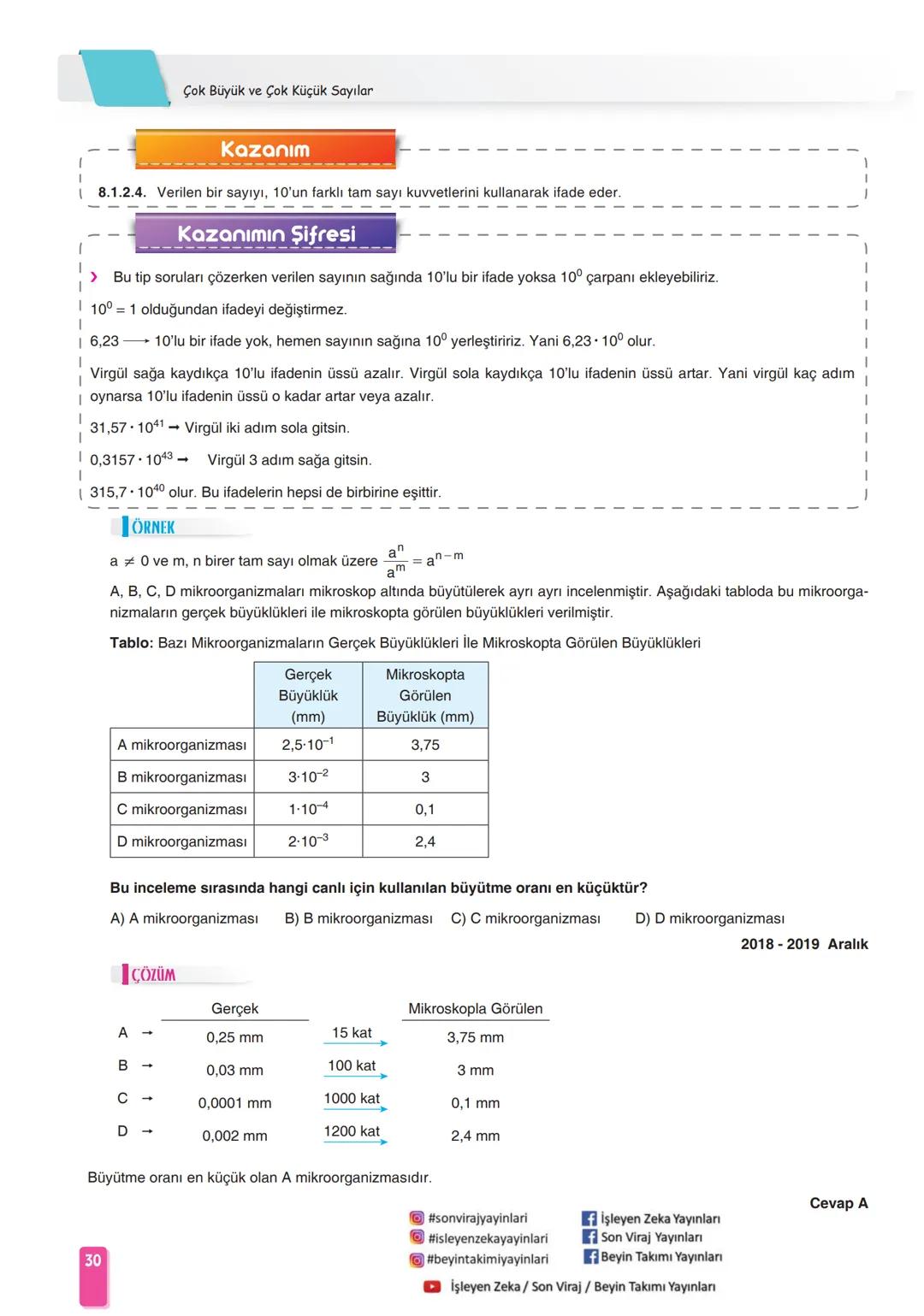 Öğretmenlerimizin ve
Öğrencilerimizin
Yanındayız
#Evde Kal
Türkiye
LGS
MATEMATİK
KONU
ANLATIMI 8
¡SLEYEN
ZEKA
#beyintakimiyayinlari
Be