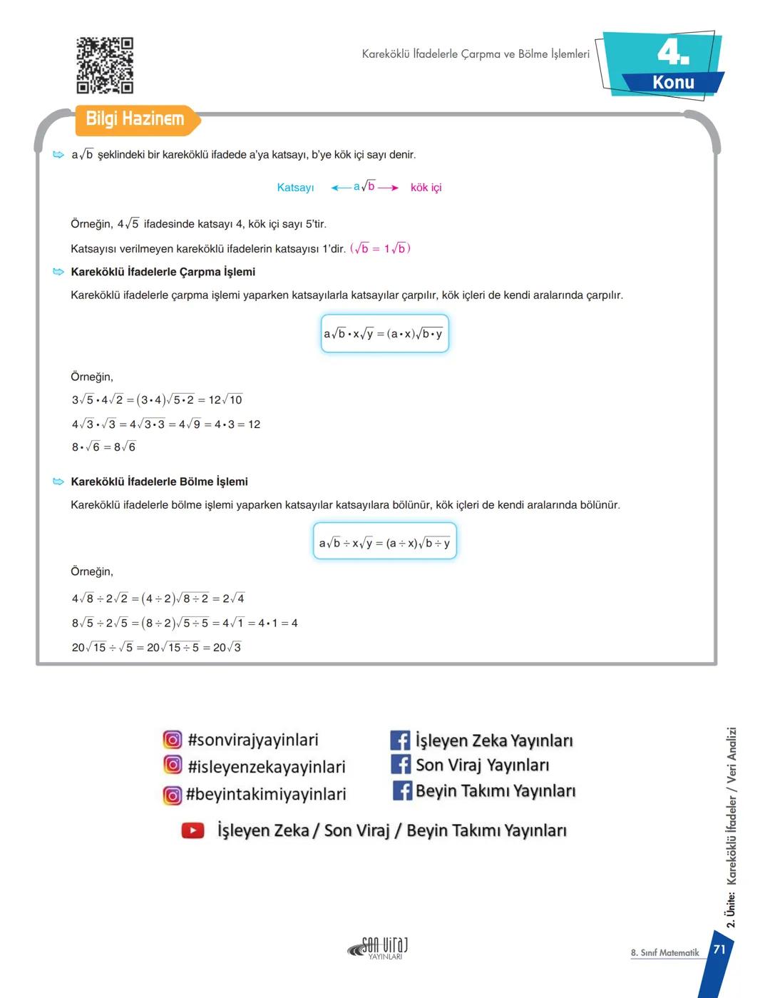 Öğretmenlerimizin ve
Öğrencilerimizin
Yanındayız
#Evde Kal
Türkiye
LGS
MATEMATİK
KONU
ANLATIMI 8
¡SLEYEN
ZEKA
#beyintakimiyayinlari
Be