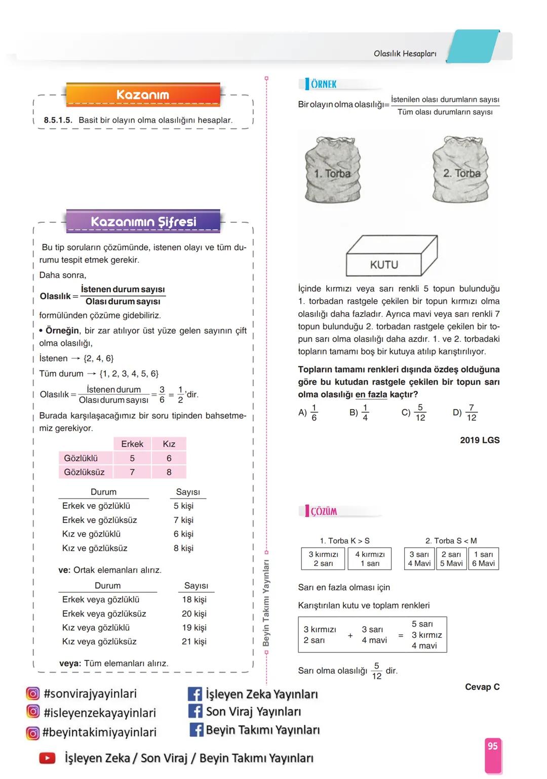 Öğretmenlerimizin ve
Öğrencilerimizin
Yanındayız
#Evde Kal
Türkiye
LGS
MATEMATİK
KONU
ANLATIMI 8
¡SLEYEN
ZEKA
#beyintakimiyayinlari
Be