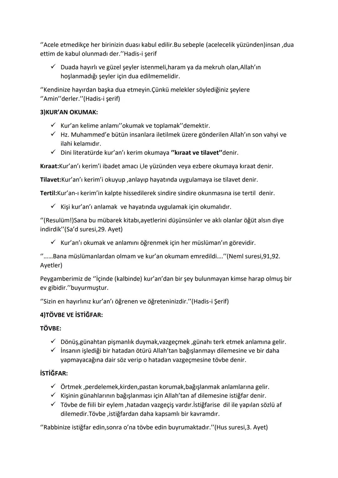 # 10.SINIF 1.ÜNİTE DİN KÜLTÜRÜ DERS NOTLARI
ALLAH İNANCI VE İNSAN
✓ Allah'a iman, İslâm'ın inanç esaslarını oluşturur.
✓ Allah'a inanmak,