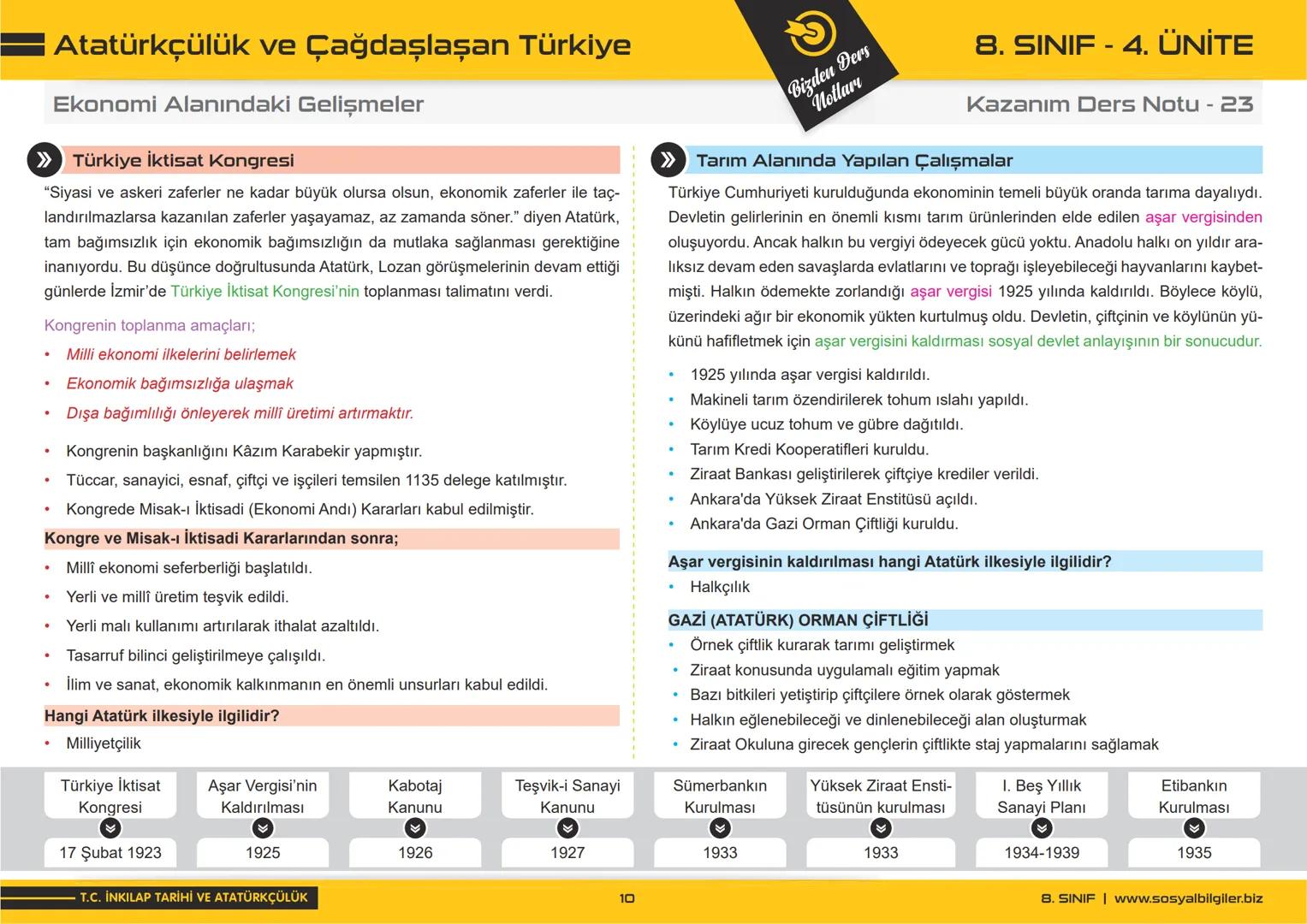8.SINIF
I, 2, 3, 4, 5 ve
6.ÜNİTE
DERS NOTLARI
sosyalbilgiler.biz
Seyhmus Yüce 8.SINIF
I.ÜNİTE
DERS NOTLARI
sosyalbilgiler.biz
Seyhmus Yüce B
