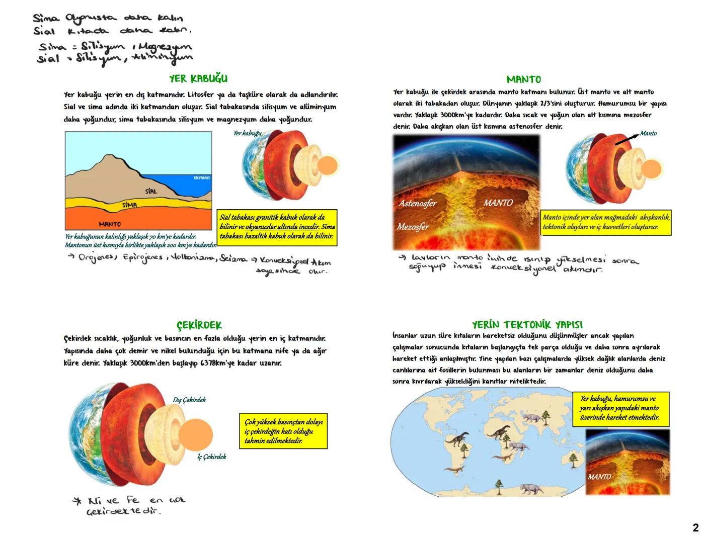 # YERİN YAPISI
ve
İÇ KUVVETLER - 1
* YERİN YAPISI
* LEVHA HAREKETLERİ
YERİN YAPISI VE OLUŞUM SÜRECİ
Big Bang teorisine göre evren, yak