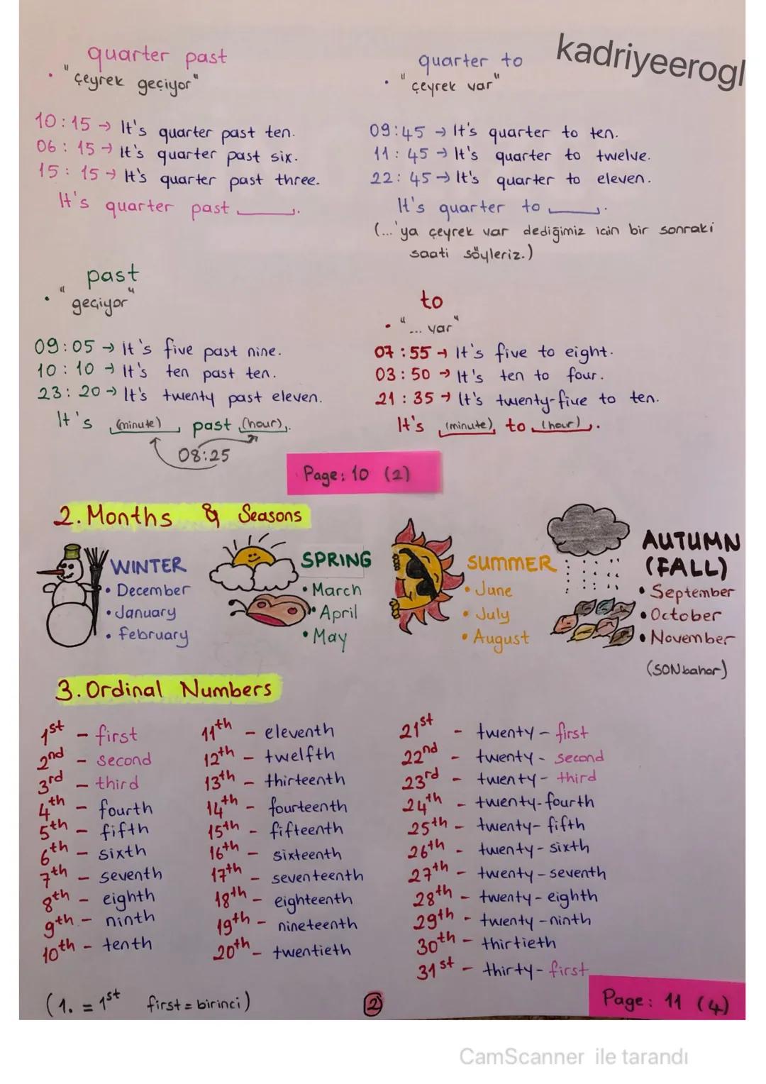 # UNIT 1-5 kadriyeeroglu
life = yaşam, hayat visit = ziyaret etmek diary = günlük
time = zaman, süre
day = gün
attend = katılmak (=join) St