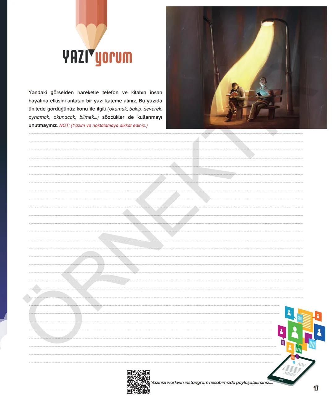 # 8. SINIF TÜRKÇE
Sevgili öğrenciler,
Soruları olduğu kadar etkinliği ve konu anlatımları da yeni nesil olan
Dergi Konseptinde Yeni Nesil D