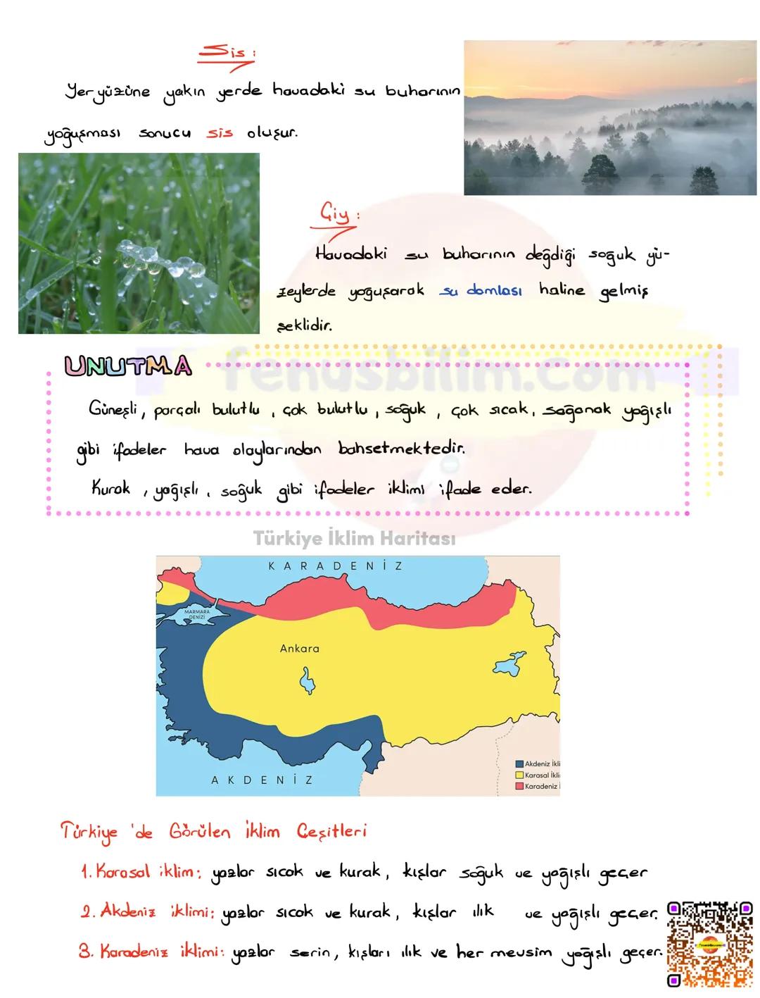 # İKLİM VE HAVA HAREKETLERİ
## Hava Olayları
✔Dünya 'nın etrafını atmosfer (hava
küre) sarmıştır. Atmosferin %78'; Azot
%21; oksijen, %1';