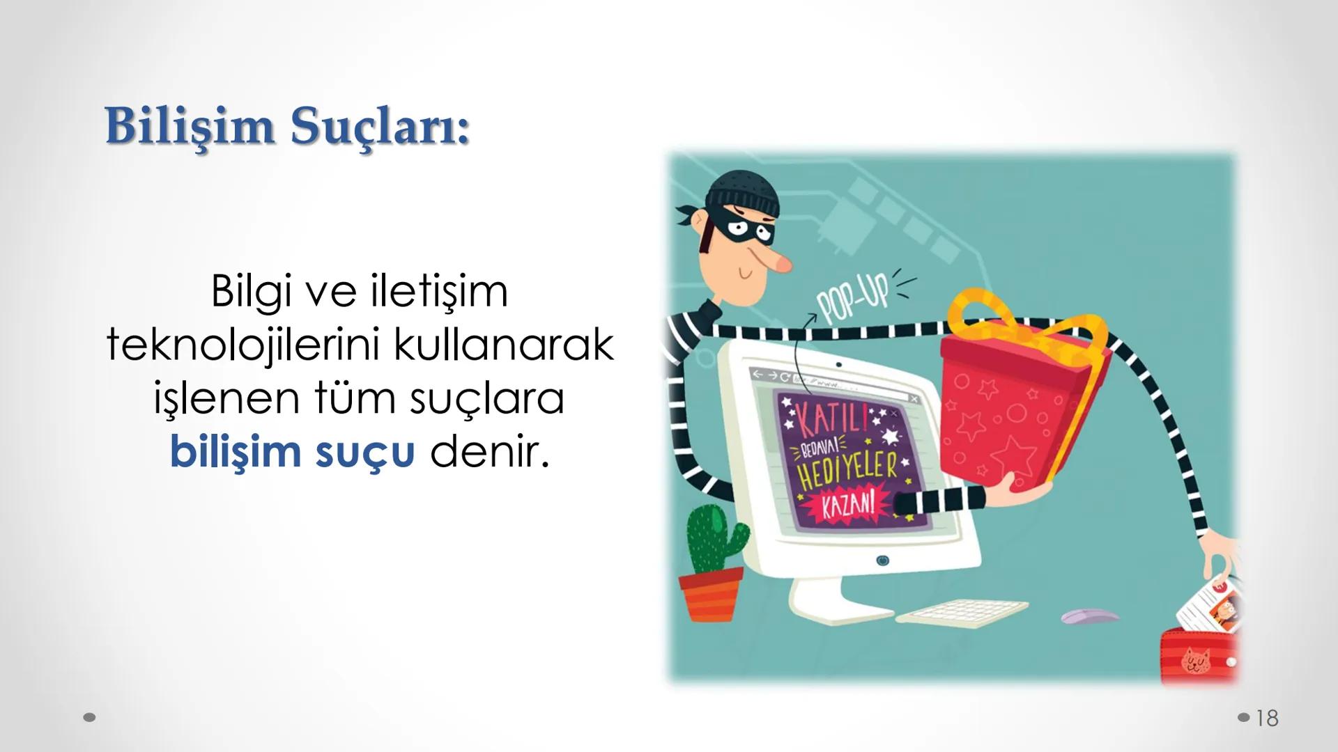 BİLİŞİM TEKNOLOJİLERİ VE YAZILIM DERSİ
ÜNİTE 2 - ETİK VE GÜVENLİK 1 - ETİK DEĞERLER
www
2 İnternet Etiği:
İnterneti kullanırken uyulması ve