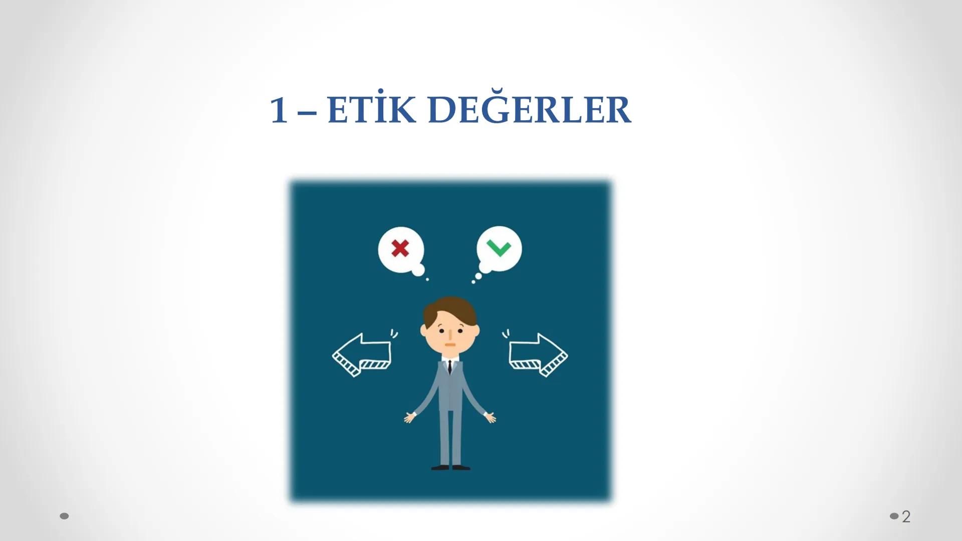 BİLİŞİM TEKNOLOJİLERİ VE YAZILIM DERSİ
ÜNİTE 2 - ETİK VE GÜVENLİK 1 - ETİK DEĞERLER
www
2 İnternet Etiği:
İnterneti kullanırken uyulması ve
