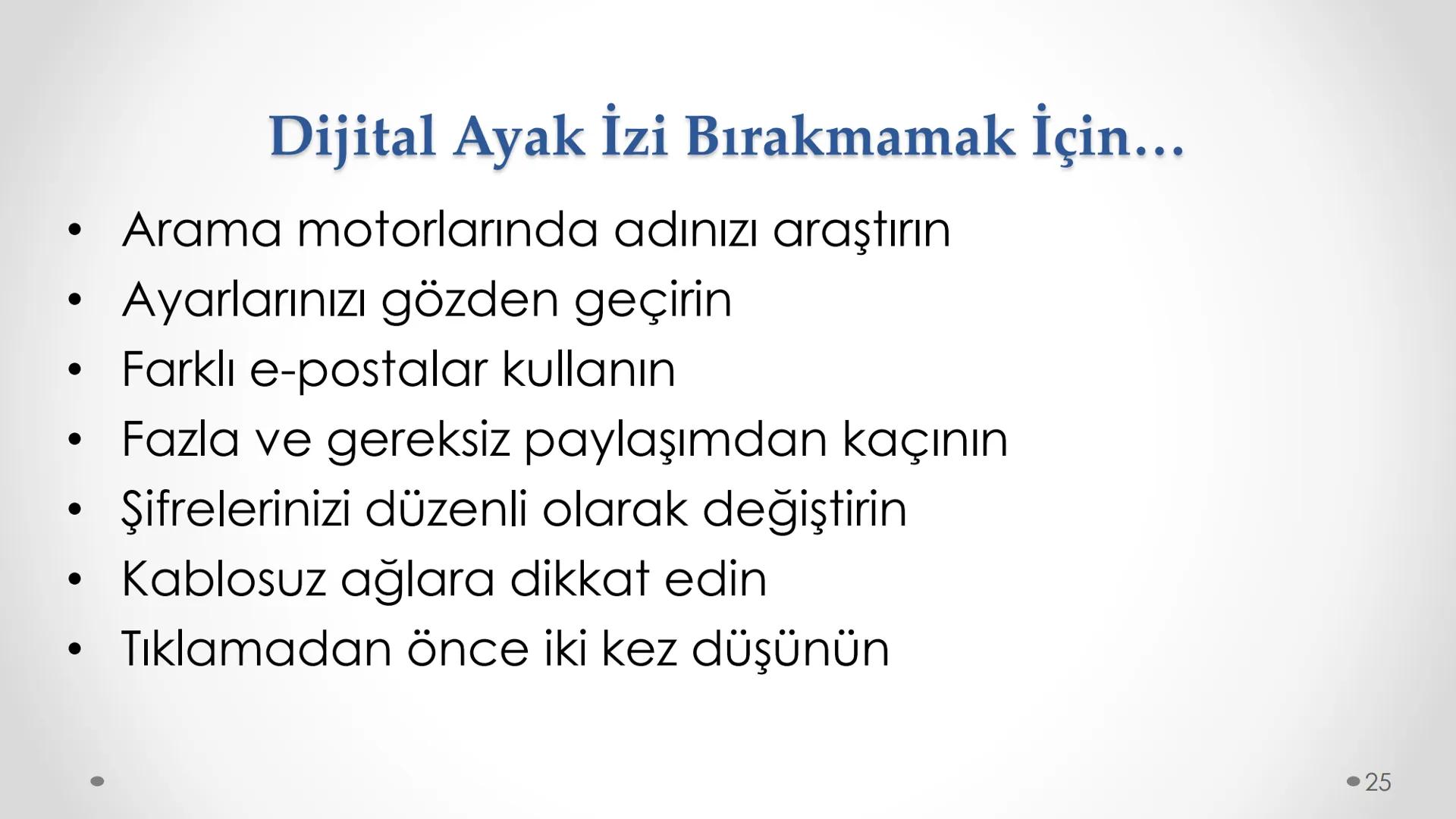 BİLİŞİM TEKNOLOJİLERİ VE YAZILIM DERSİ
ÜNİTE 2 - ETİK VE GÜVENLİK 1 - ETİK DEĞERLER
www
2 İnternet Etiği:
İnterneti kullanırken uyulması ve