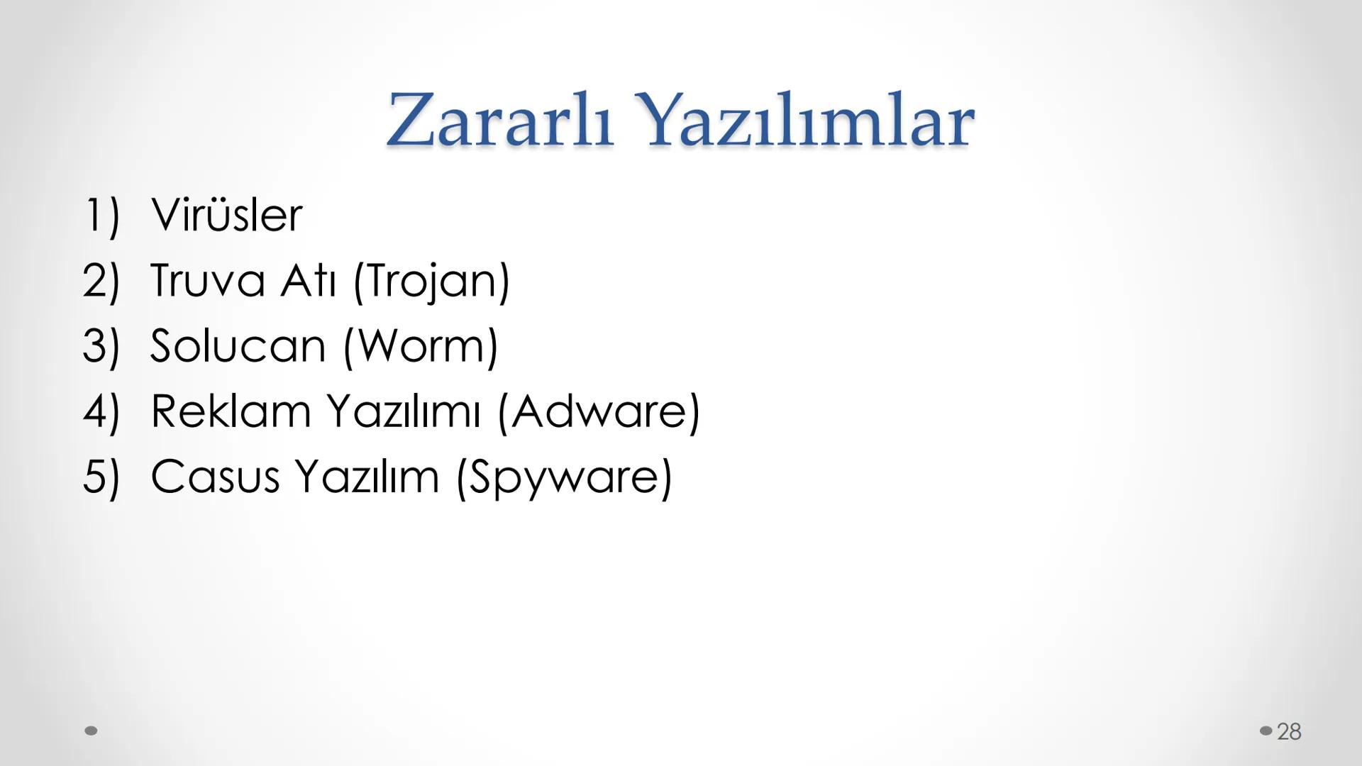BİLİŞİM TEKNOLOJİLERİ VE YAZILIM DERSİ
ÜNİTE 2 - ETİK VE GÜVENLİK 1 - ETİK DEĞERLER
www
2 İnternet Etiği:
İnterneti kullanırken uyulması ve
