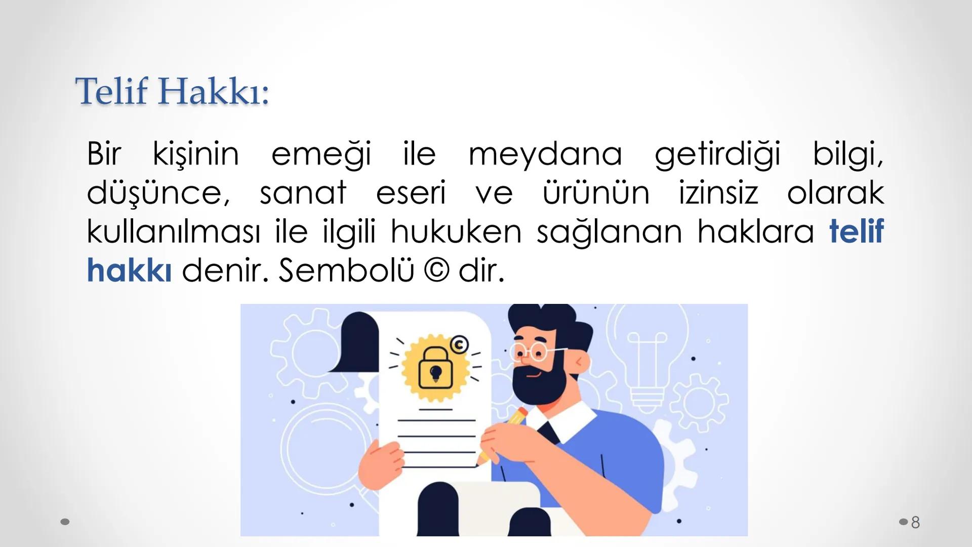 BİLİŞİM TEKNOLOJİLERİ VE YAZILIM DERSİ
ÜNİTE 2 - ETİK VE GÜVENLİK 1 - ETİK DEĞERLER
www
2 İnternet Etiği:
İnterneti kullanırken uyulması ve