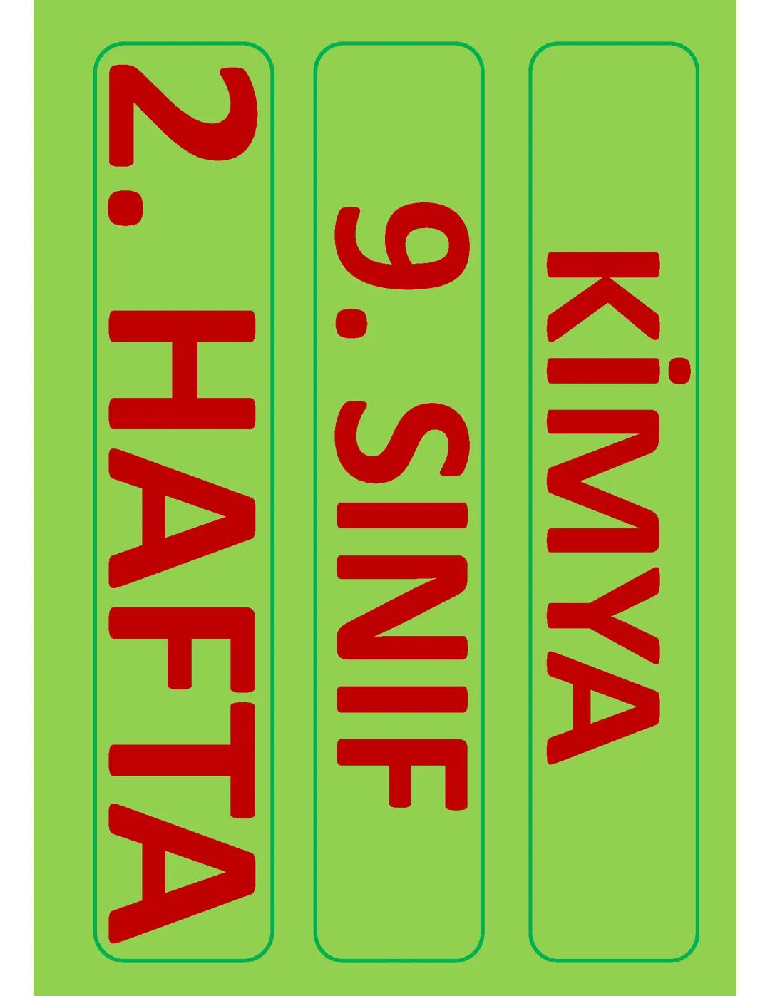 9. Sınıf Kimya | Kimya Alanında Kariyer Olanakları | Mehmet Şerif Varlık