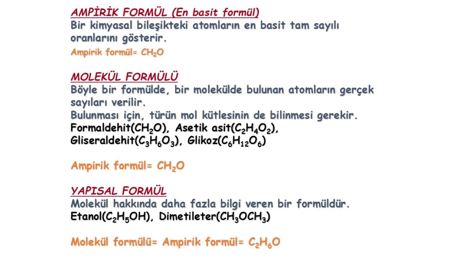 BÖLÜM 2
KISIM 1
Kimyasal Hesaplamalar BÖLÜM 2
KİMYASAL HESAPLAMALAR
(Mol Kavramı, atom kütlesi, mol kütlesi, en basit formül
bulma, reaksiyo
