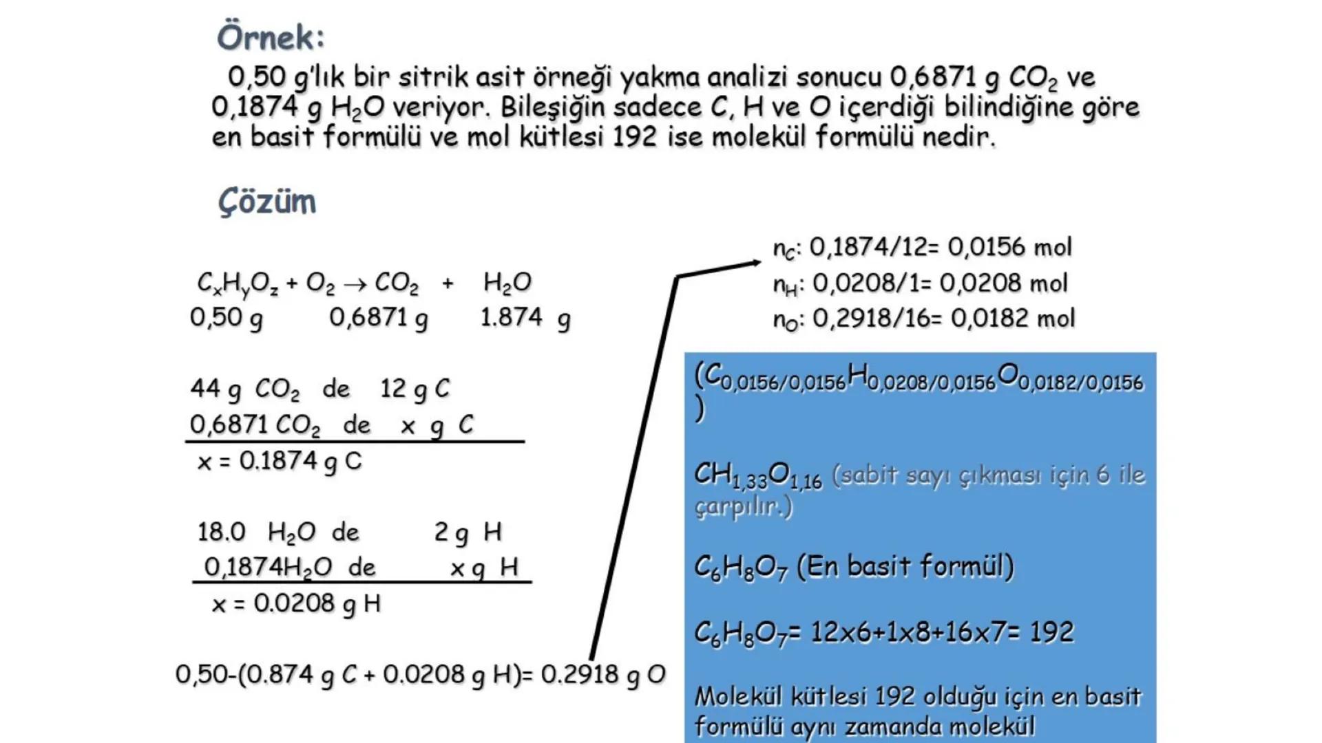 BÖLÜM 2
KISIM 1
Kimyasal Hesaplamalar BÖLÜM 2
KİMYASAL HESAPLAMALAR
(Mol Kavramı, atom kütlesi, mol kütlesi, en basit formül
bulma, reaksiyo