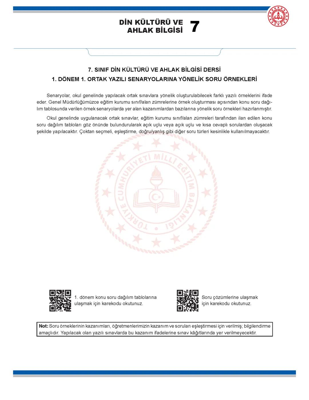 Din kültürü soruları